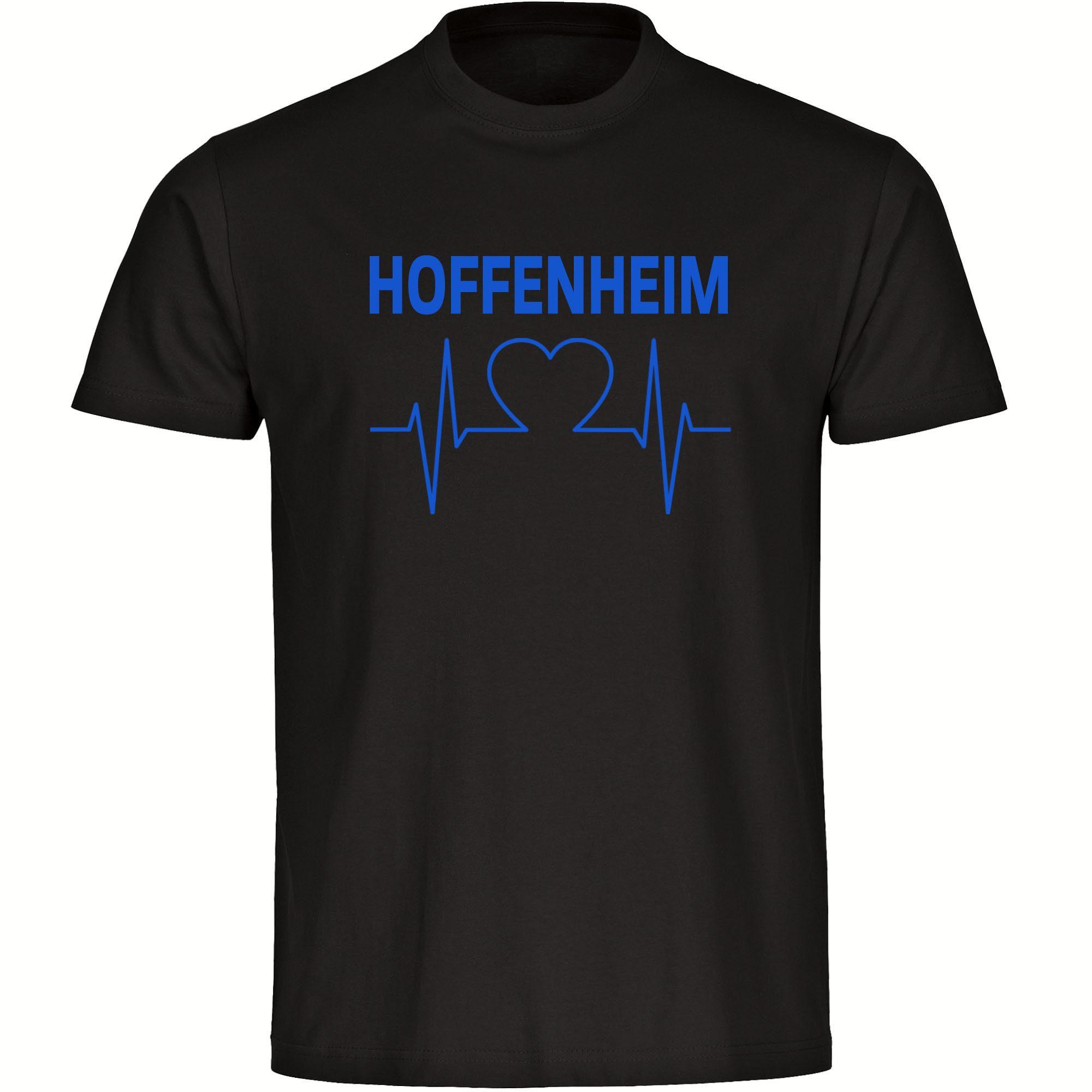 multifanshop T-Shirt Herren Hoffenheim - Herzschlag - Männer