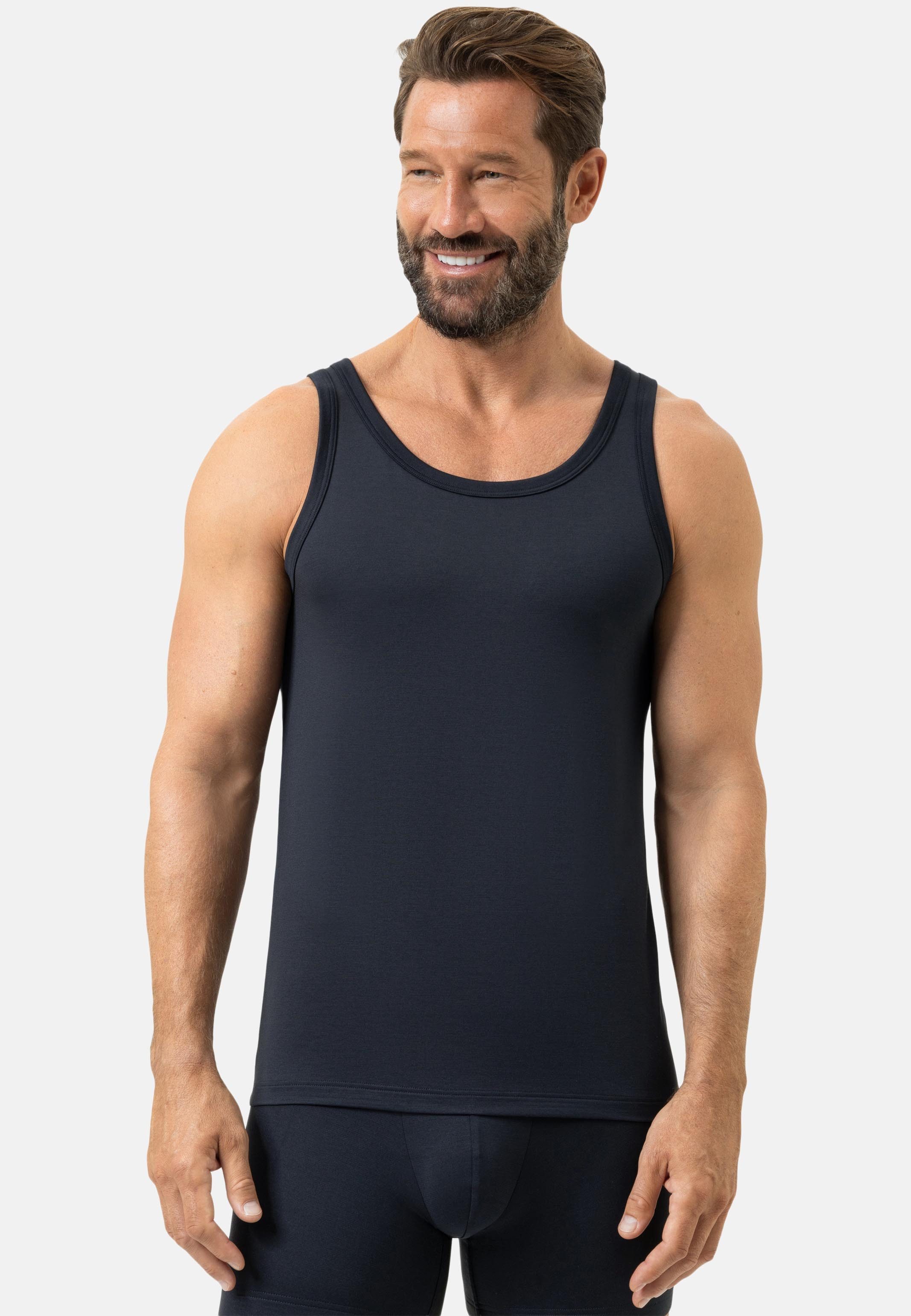 Mey Unterhemd 2er Pack Iconic Modal (Spar-Set, 2-St) Unterhemd / Tanktop - Atmungsaktiv