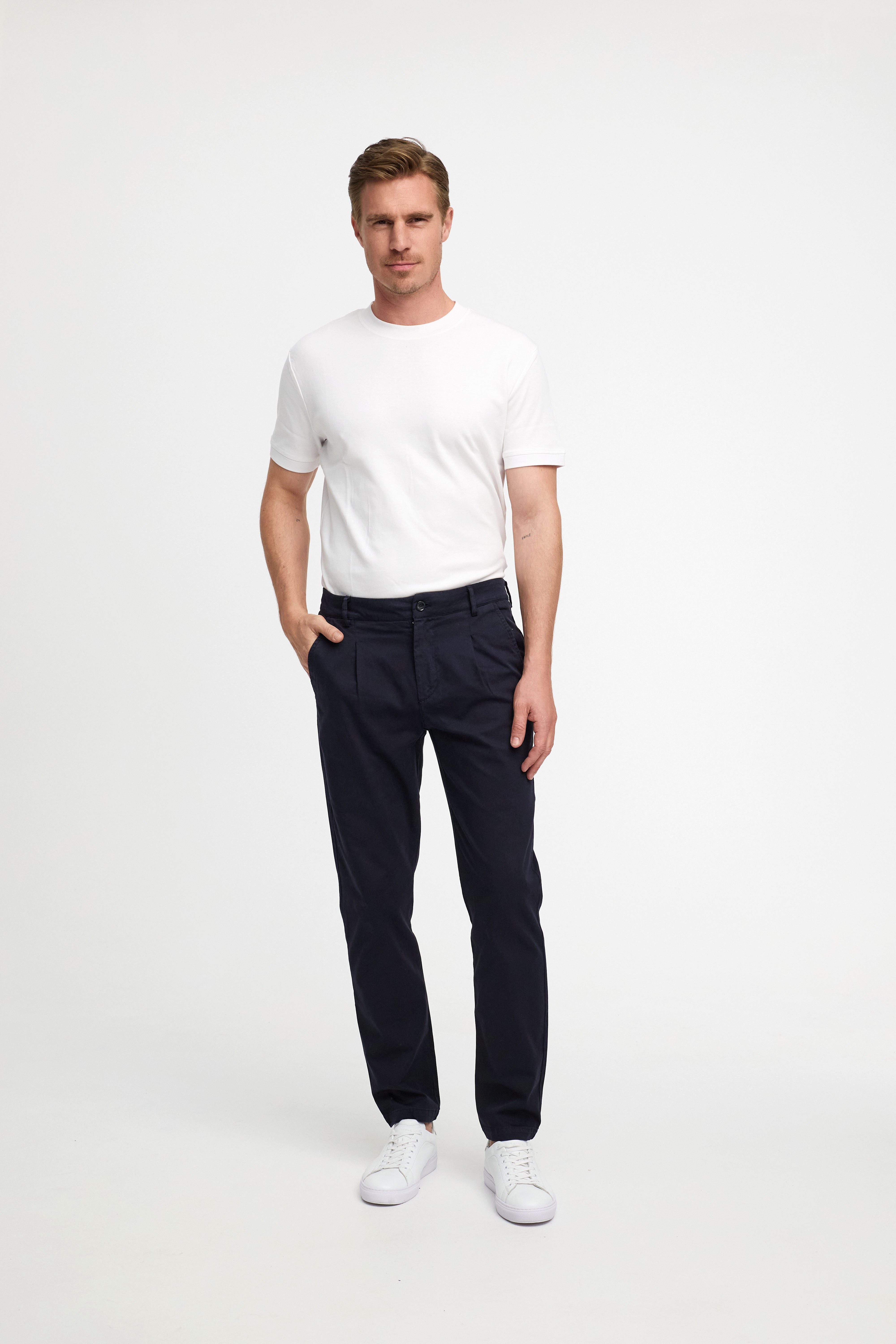 ZUITABLE Anzughose Chino Hose DiMoris 251316-690 Blau