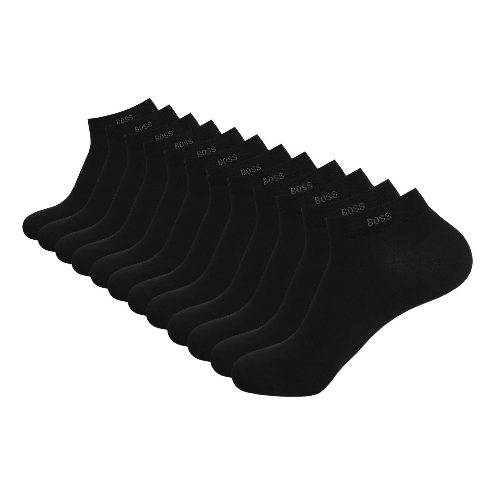 BOSS Sneakersocken AS Uni CC (6-Paar) mit BOSS Logo am Bündchen günstig online kaufen