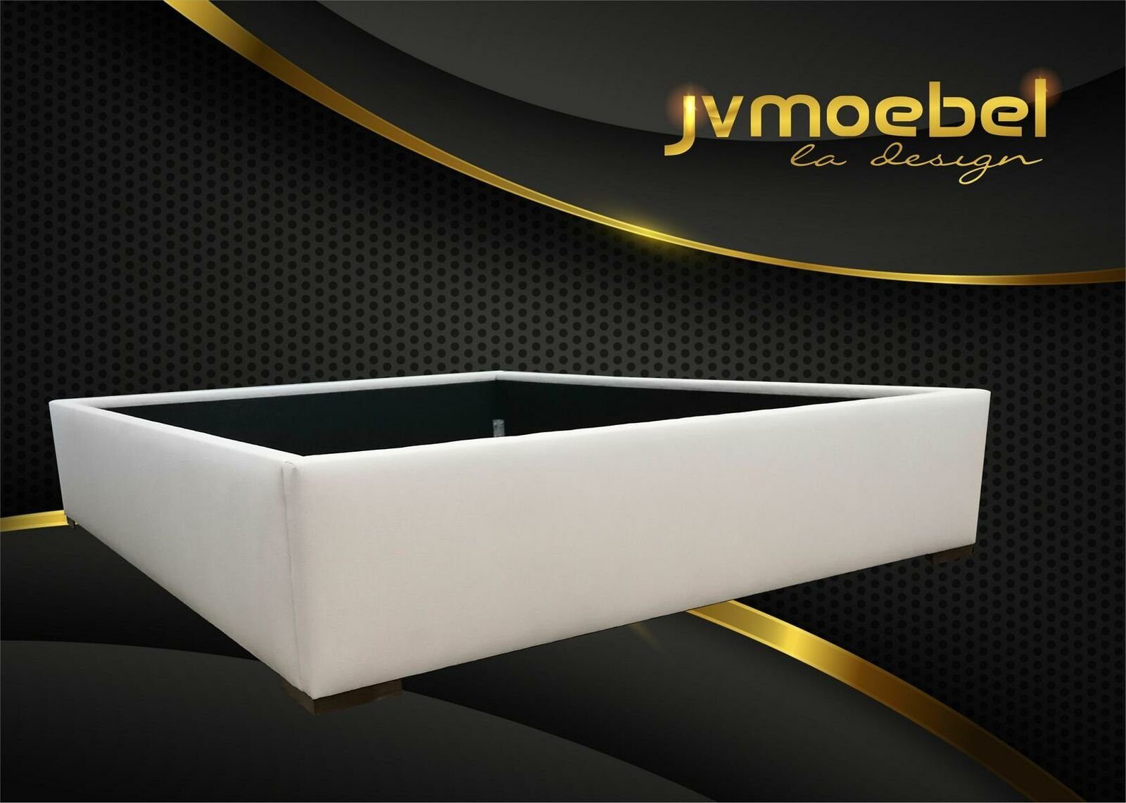 JVmoebel Bett, Modern Samt Velvet Doppel Design Bett Luxus Design Betten Doppel Weiß