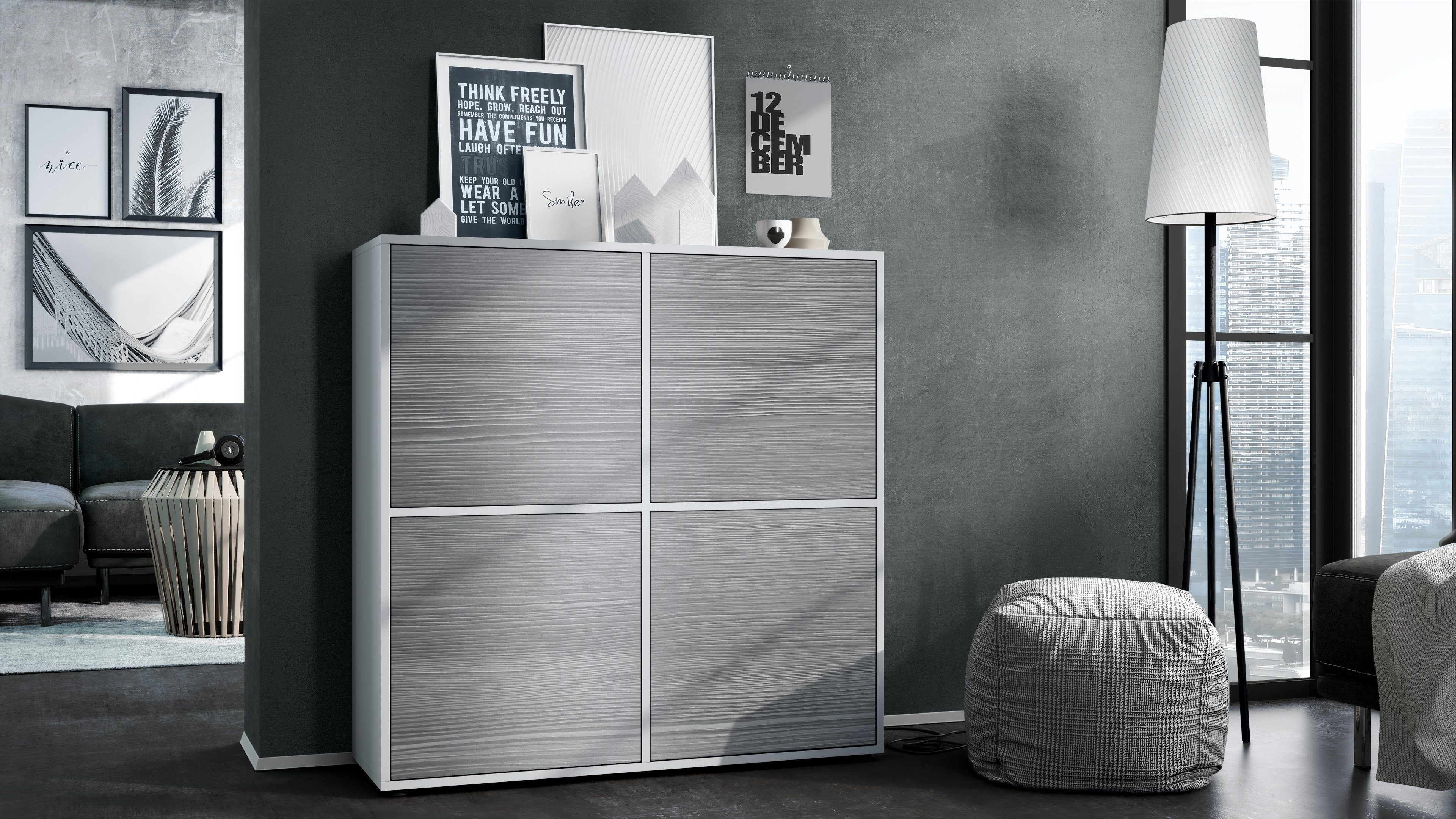 Vladon Highboard Cuba V2 (Schrank, 104 günstig online kaufen