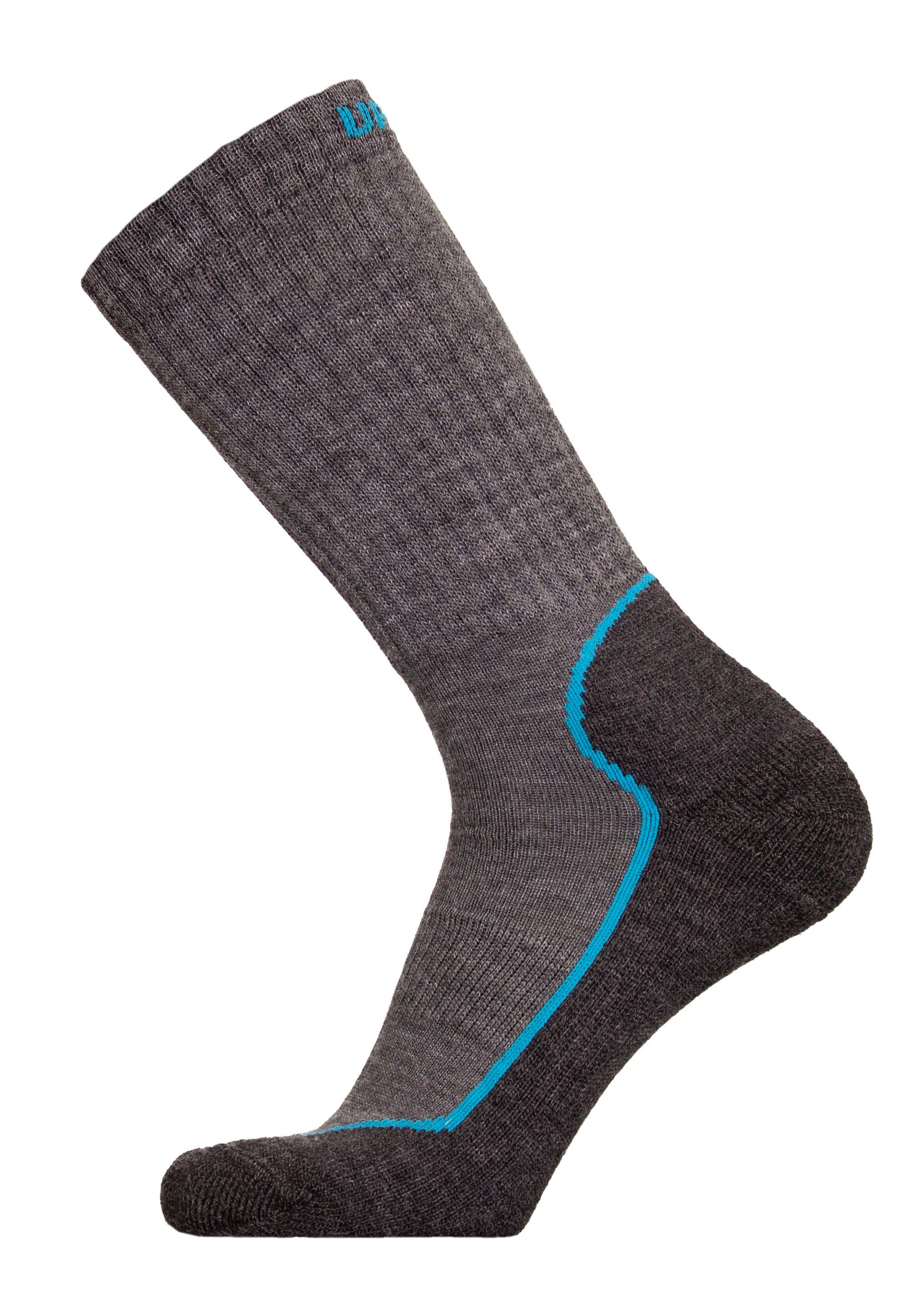 UphillSport Socken SUOMU (1-Paar) mit mehrlagiger Struktur grau-blau
