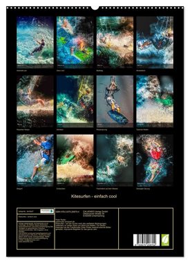 CALVENDO Wandkalender Kitesurfen - einfach cool (Premium, hochwertiger DIN A2 Wandkalender 2023, Kunstdruck in Hochglanz)
