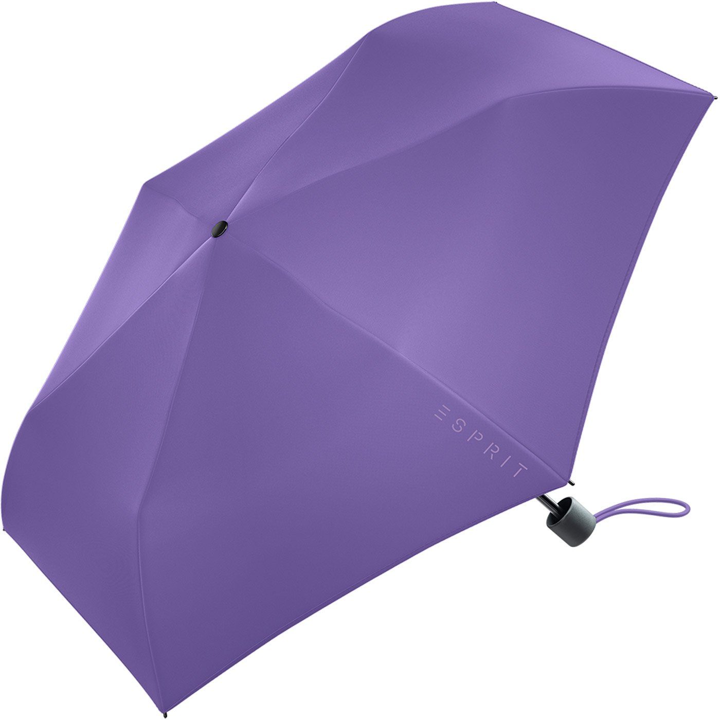 lila lavender 2023, deep Slimline Damen in Trendfarben, neuen Mini Langregenschirm HW den Regenschirm Esprit