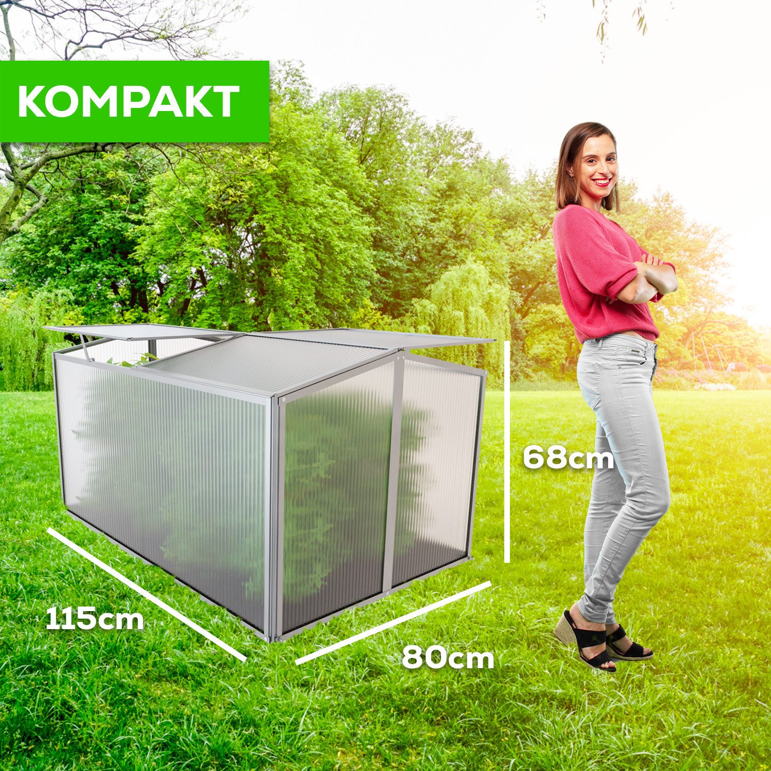 GARMIO Gewächshaus Gewächshaus PROTEA ...