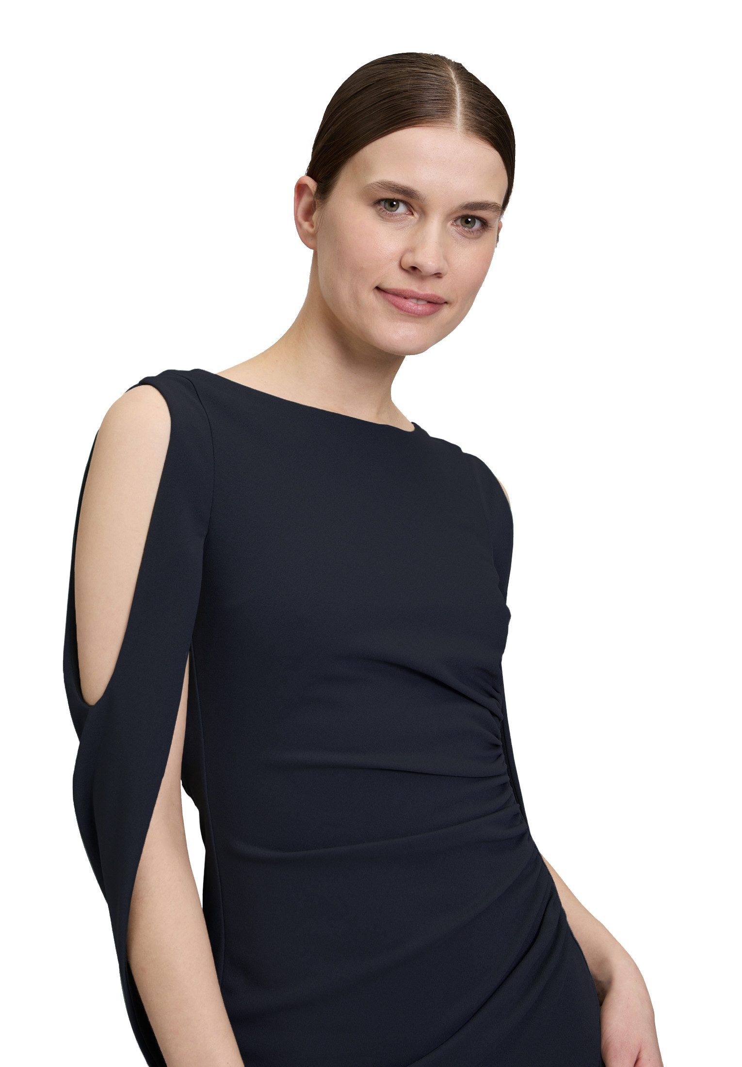 Vera Mont Abendkleid Damen mit Spitze Nahtführung