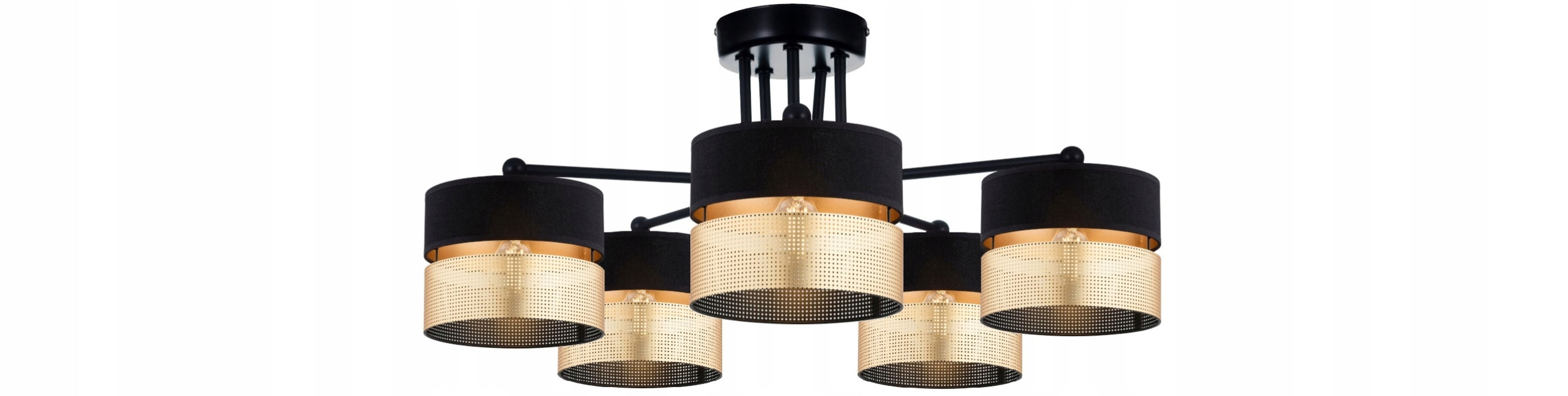 Licht-Erlebnisse Deckenleuchte TARO, ohne Leuchtmittel, B: 60 cm E27 Modern