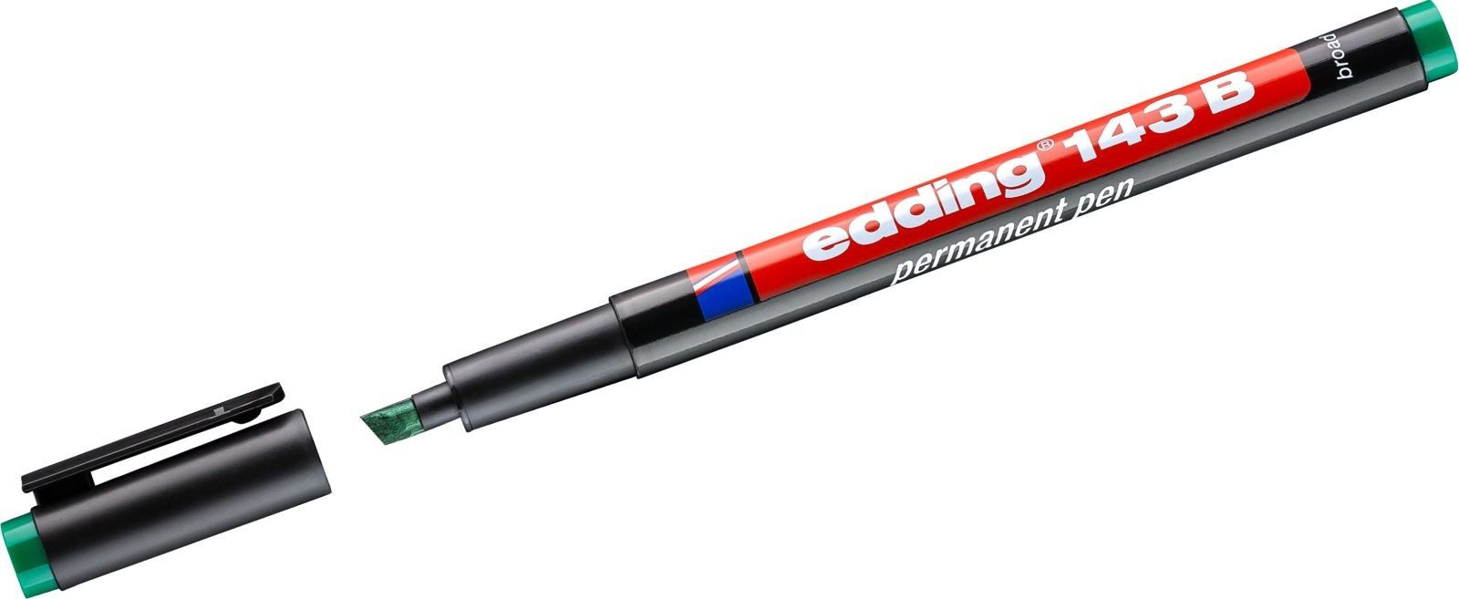 edding Folienstift Permanent Pen edding 143 B 1-3mm grün