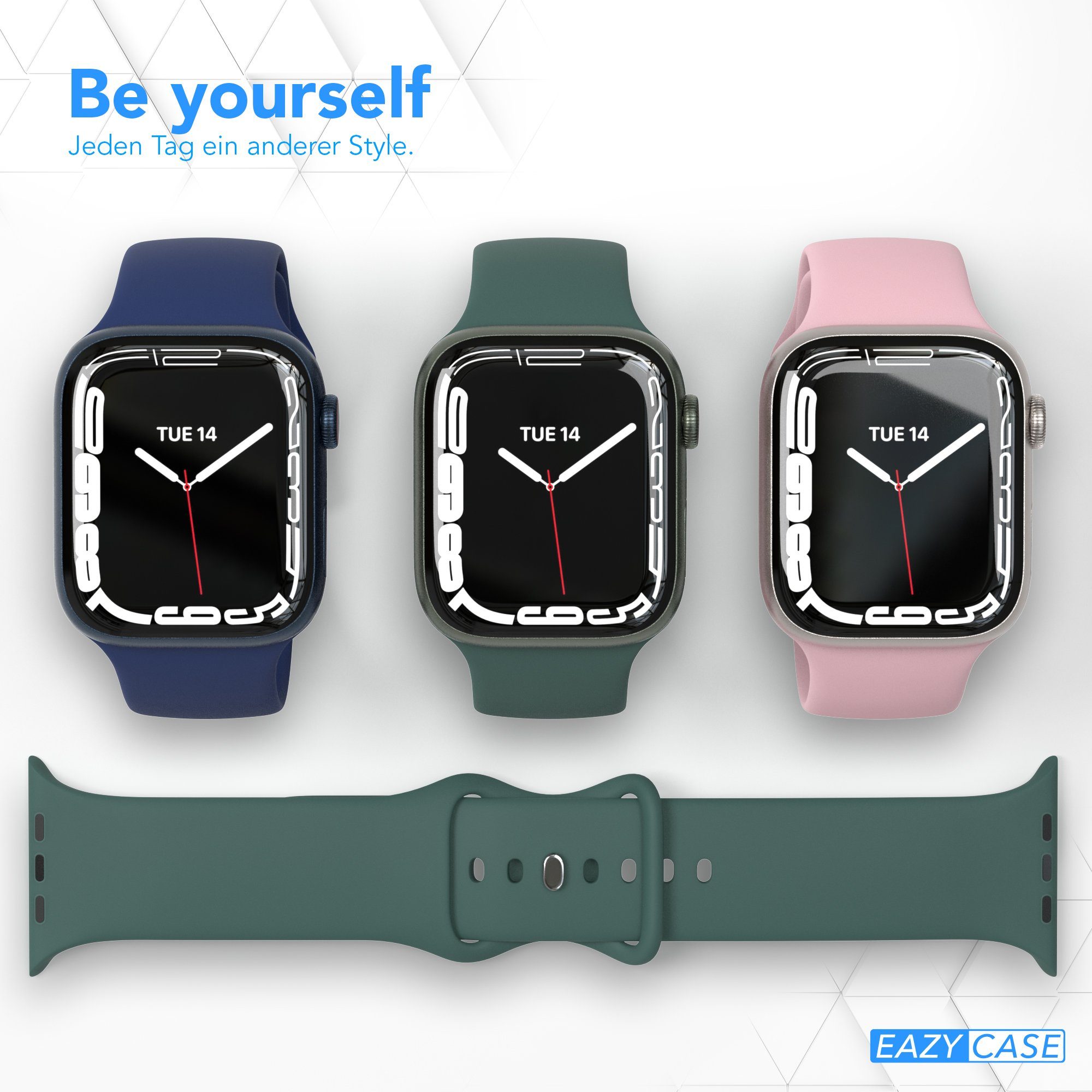 EAZY CASE Uhrenarmband Silicon Armband iWatch 11 10 9 8 7 6 5 4 3 2 SE Ultr günstig online kaufen