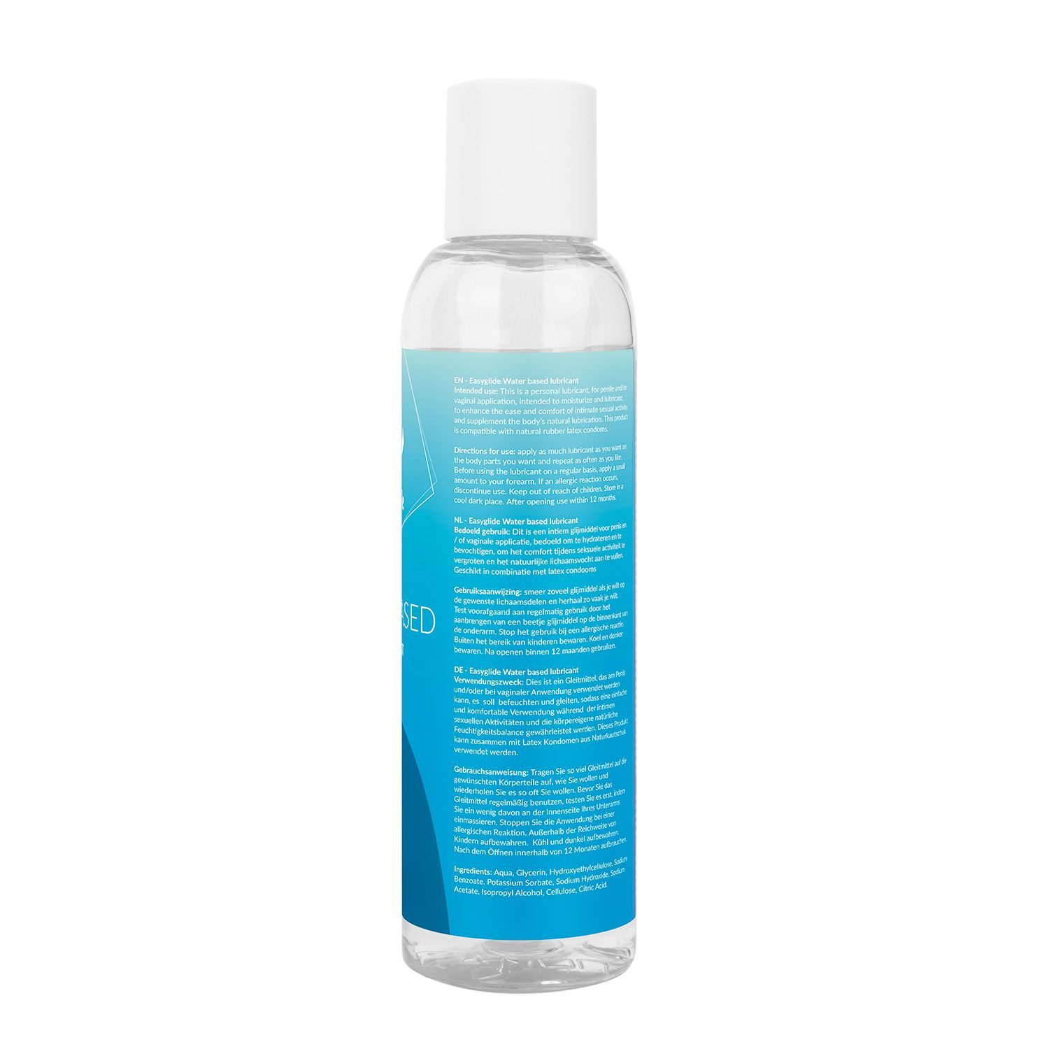 EasyGlide Gleitgel Wasserbasiertes Gleitgel - 150 ml Neutral, Vegan - Durchsichtig