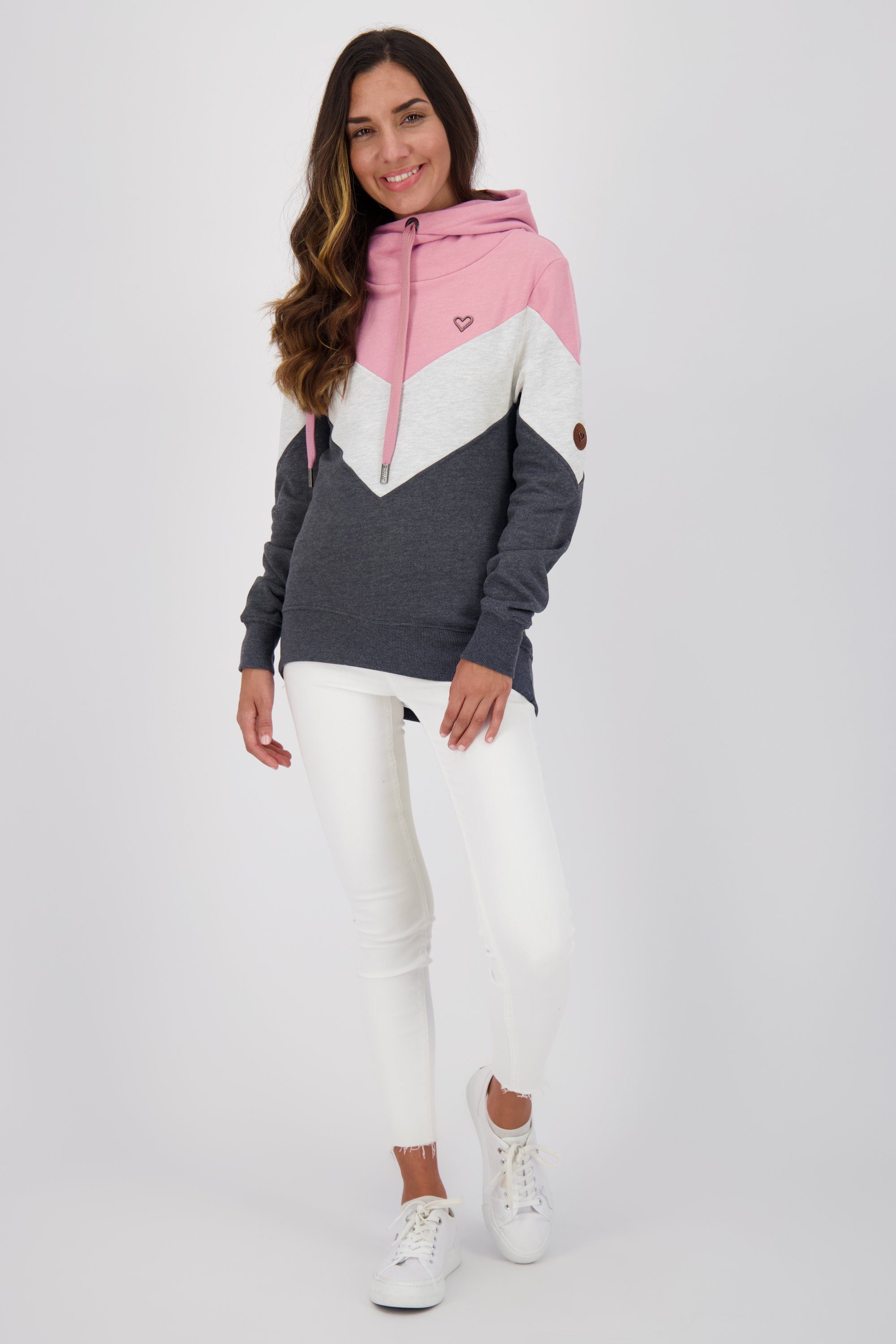 lavender Kapuzensweatshirt StellaAK Damen Sweatshirt Kickin Alife Sweatshirt &