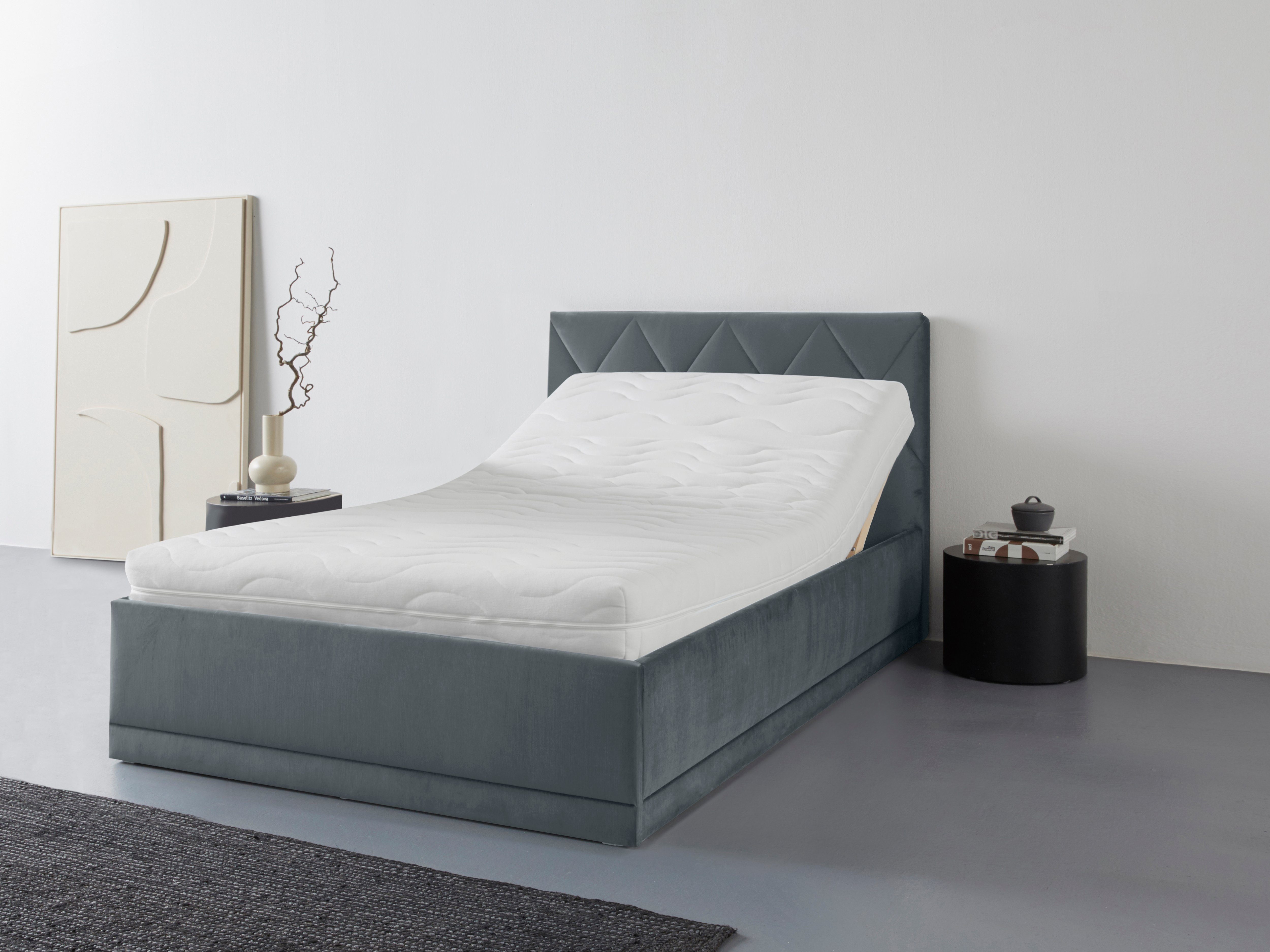 Westfalia Schlafkomfort Polsterbett "Adamas" auch mit Bettkasten, Knopfheft günstig online kaufen