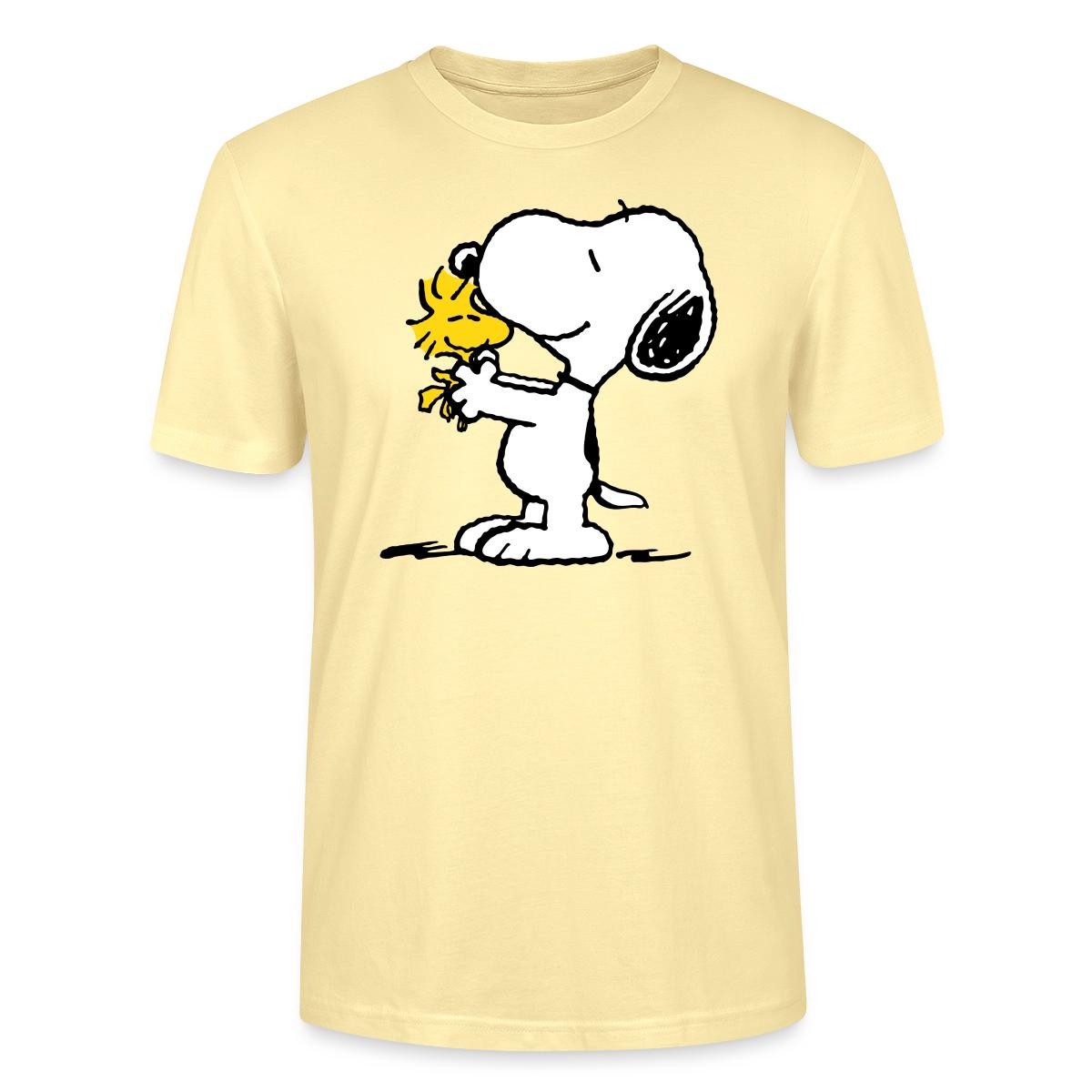 Spreadshirt T-Shirt Peanuts Snoopy Und Woodstock Unisex Bio T-Shirt (1-tlg)