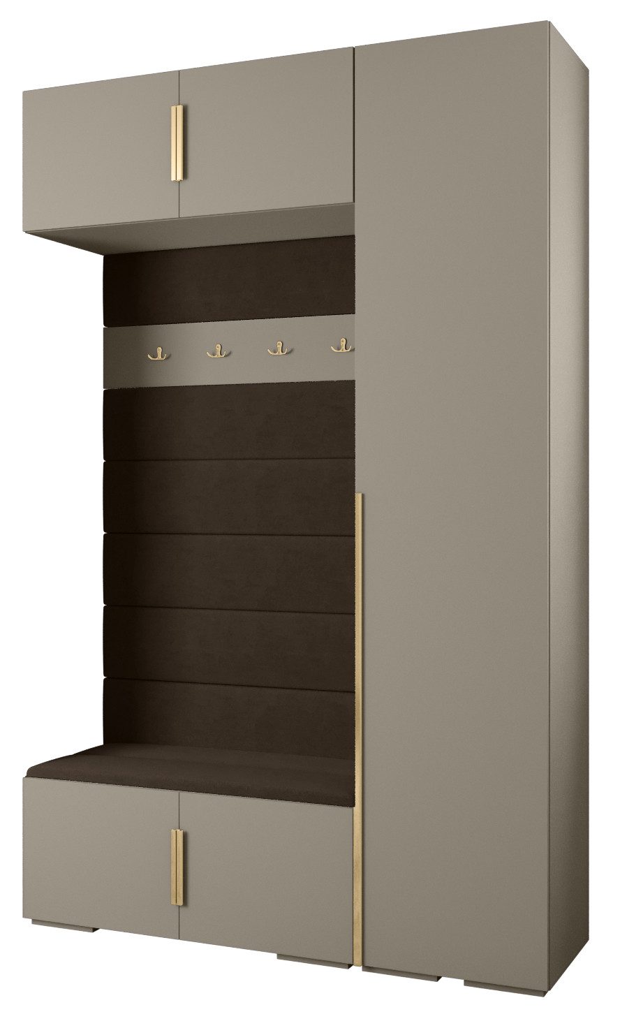 ABIKS MÖBEL Kompaktgarderobe INOVA 1 SATZ günstig online kaufen