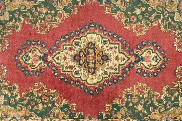 Wollteppich Kerman Teppich handgeknüpft rot, morgenland, rechteckig, Höhe: 8 mm