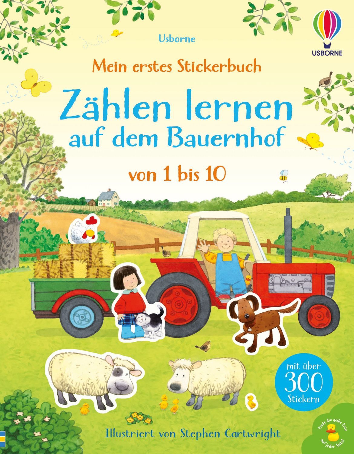 Mein erstes Stickerbuch: Zählen lernen auf dem Bauernhof / diverse