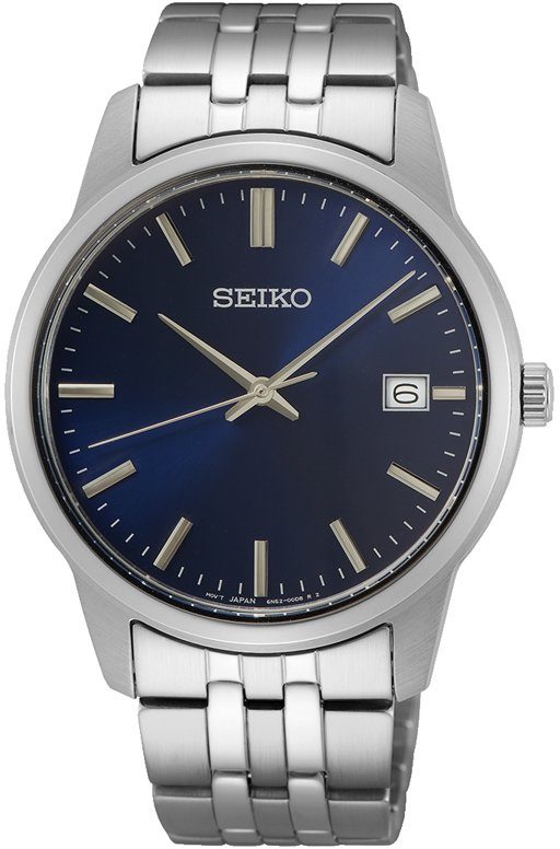 Seiko Quarzuhr SUR399P1, für Herren Blau