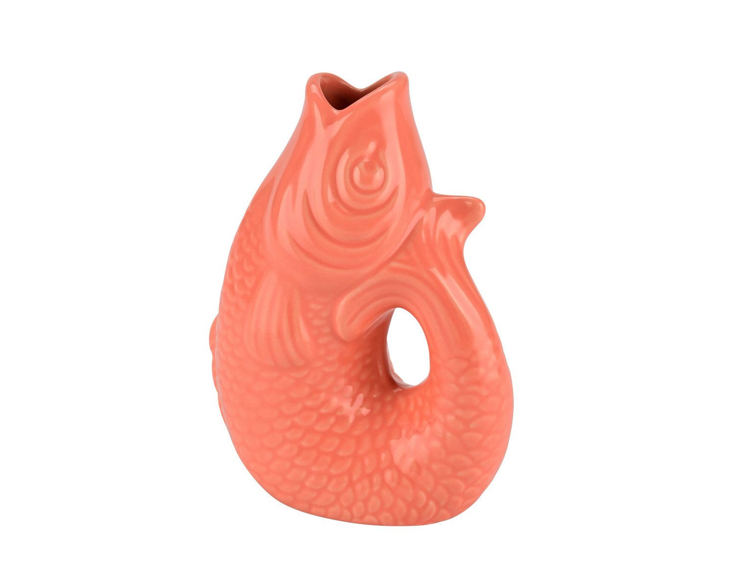 Giftcompany Dekovase Monsieur Carafon Vase / Karaffe Fisch XS salmon 0,2l (Vasen)