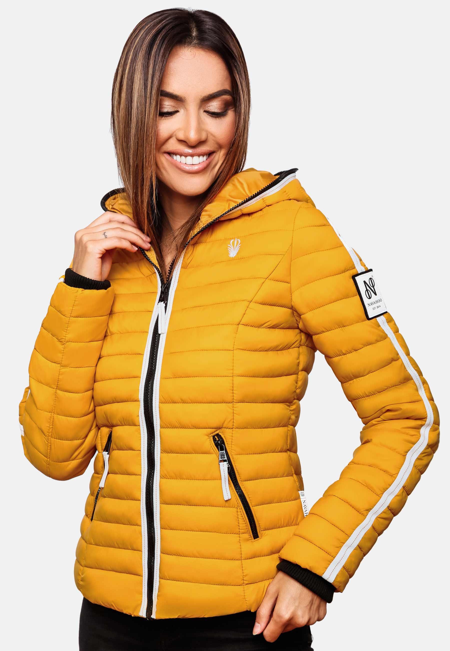 Navahoo Steppjacke Kimuk Prc leichte Übergangsjacke mit Kapuze – Bild 5 von 5