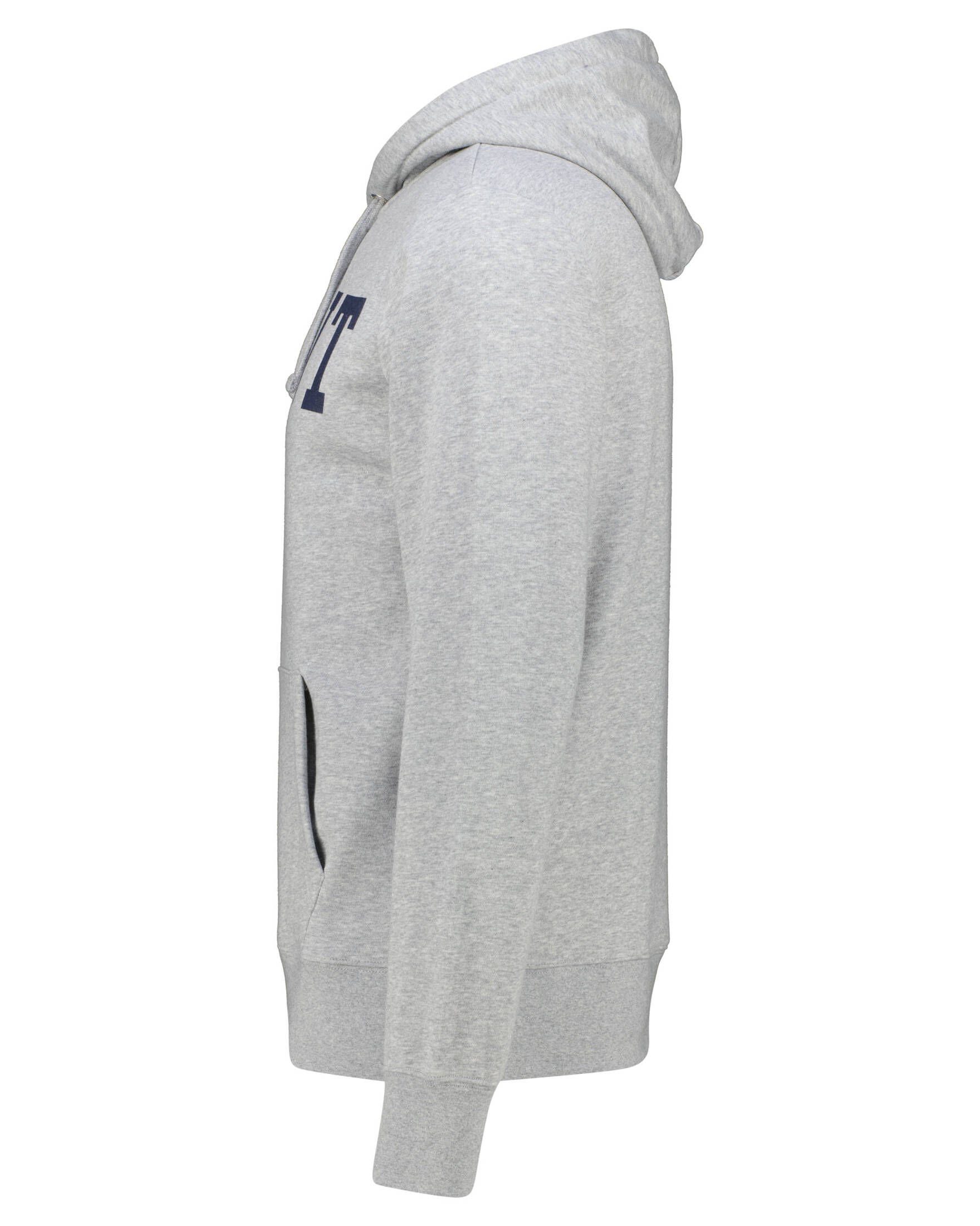 HOODIE (1-tlg) Hoodie Sweatshirt grau LOGO Gant (13) SWEAT Herren