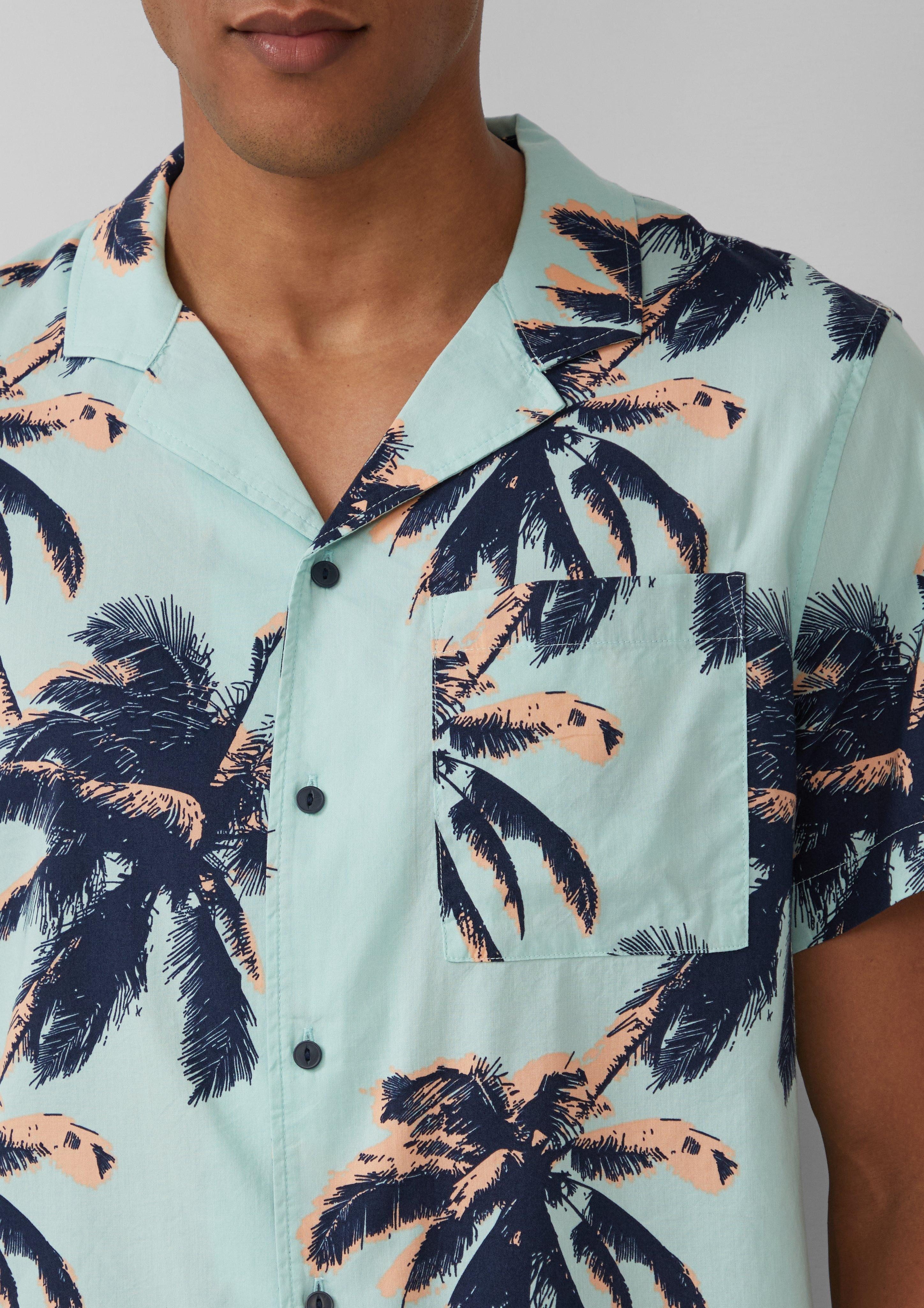 s.Oliver Kurzarmhemd Resort Fit: Kurzarmhemd aus günstig online kaufen