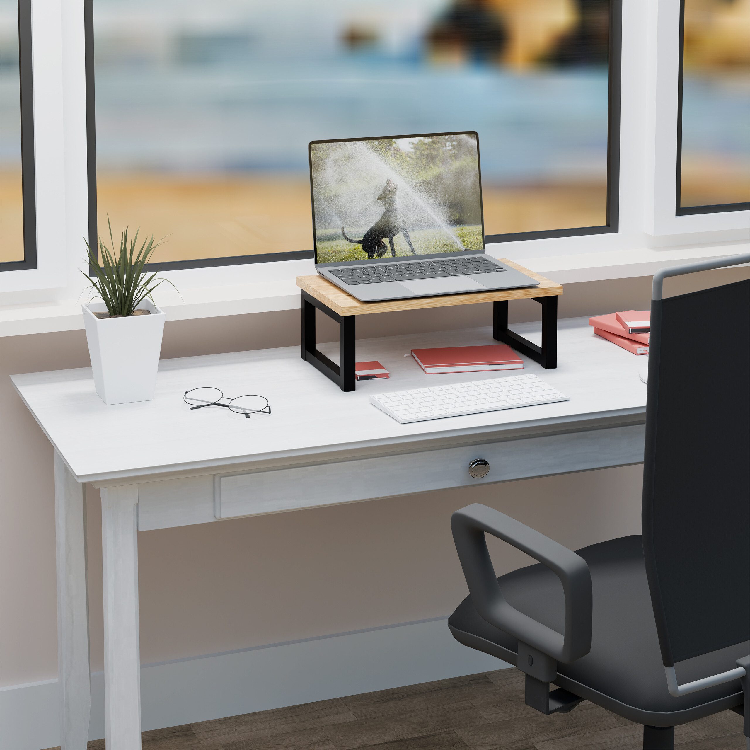 relaxdays Monitorständer im Industrial-Design, (1-tlg., L) – Bild 2 von 5