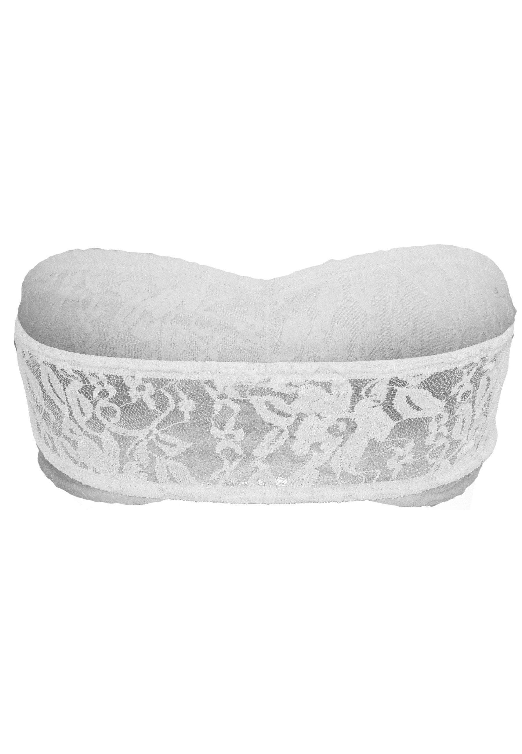 URBAN CLASSICS Sport-BH Urban Classics Damen Ladies Laces Bandeau