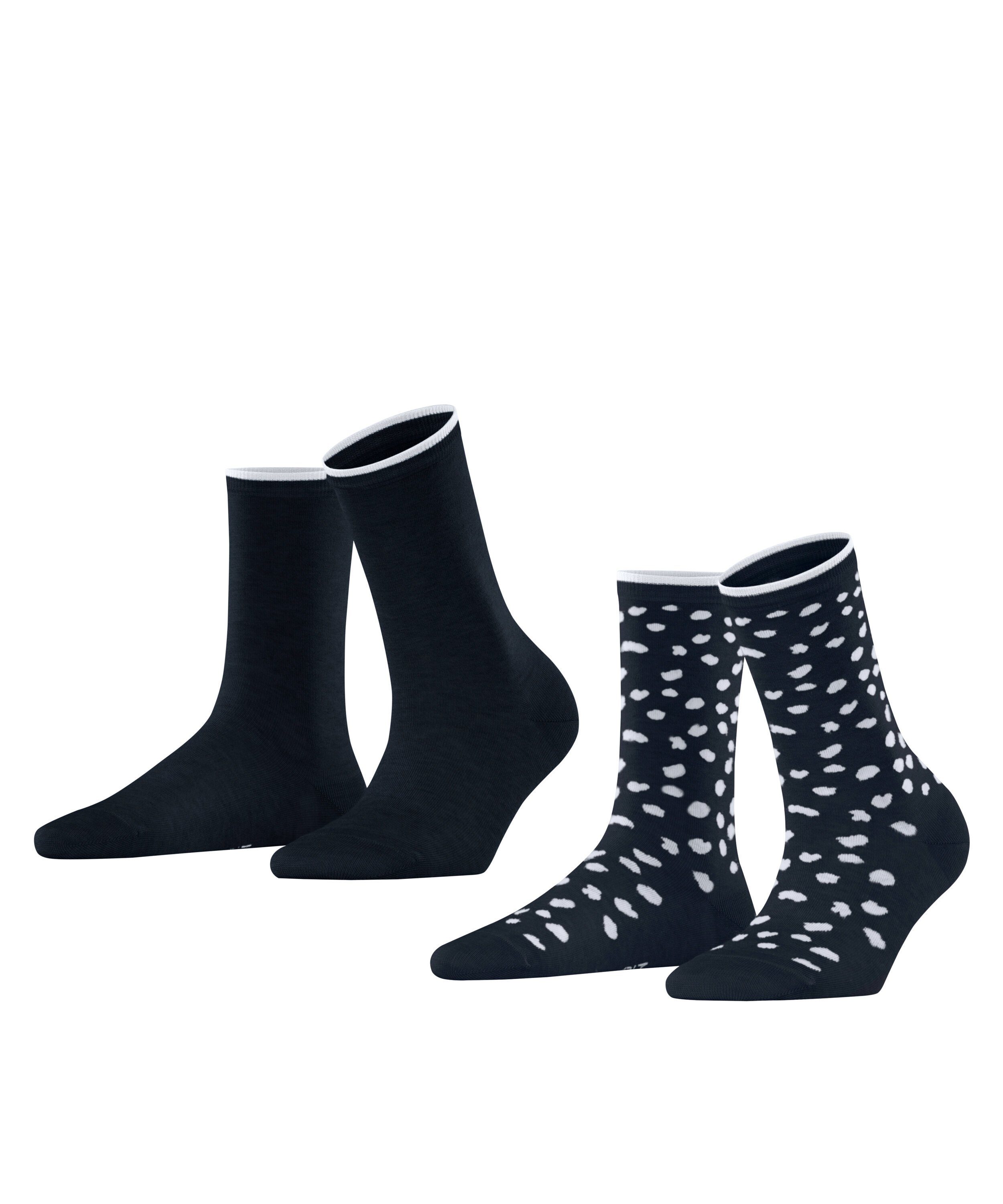 Esprit Socken Irregular Dot 2-Pack Socken (2-Paar)
