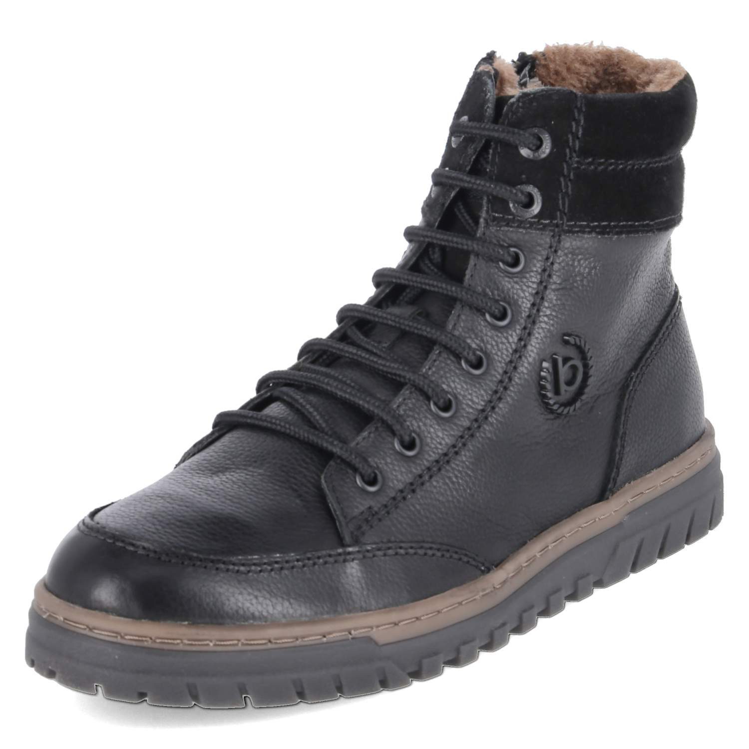 bugatti Bugatti 321AUE501500-1000 Herren Leder black Schnürstiefel