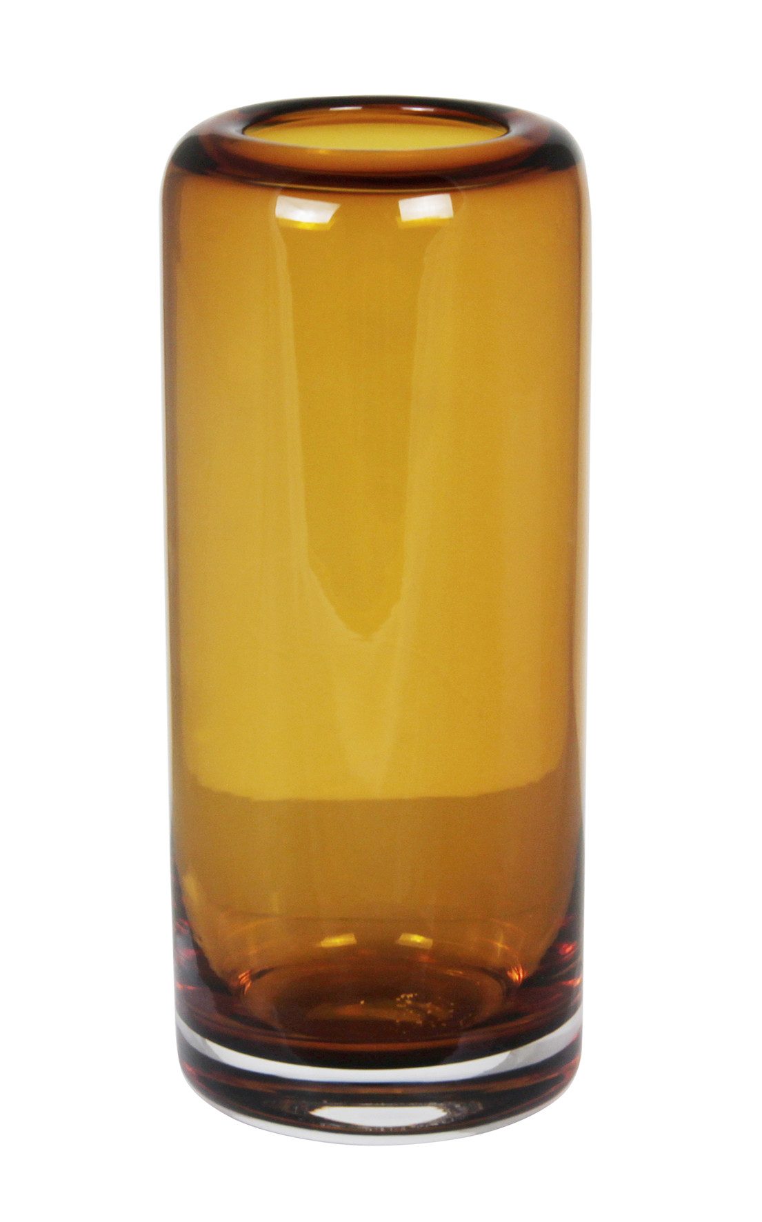Kaheku Dekovase Kaheku Vase Opino, Amber, Ø 18 cm, 36 cm hoch, 1150004663