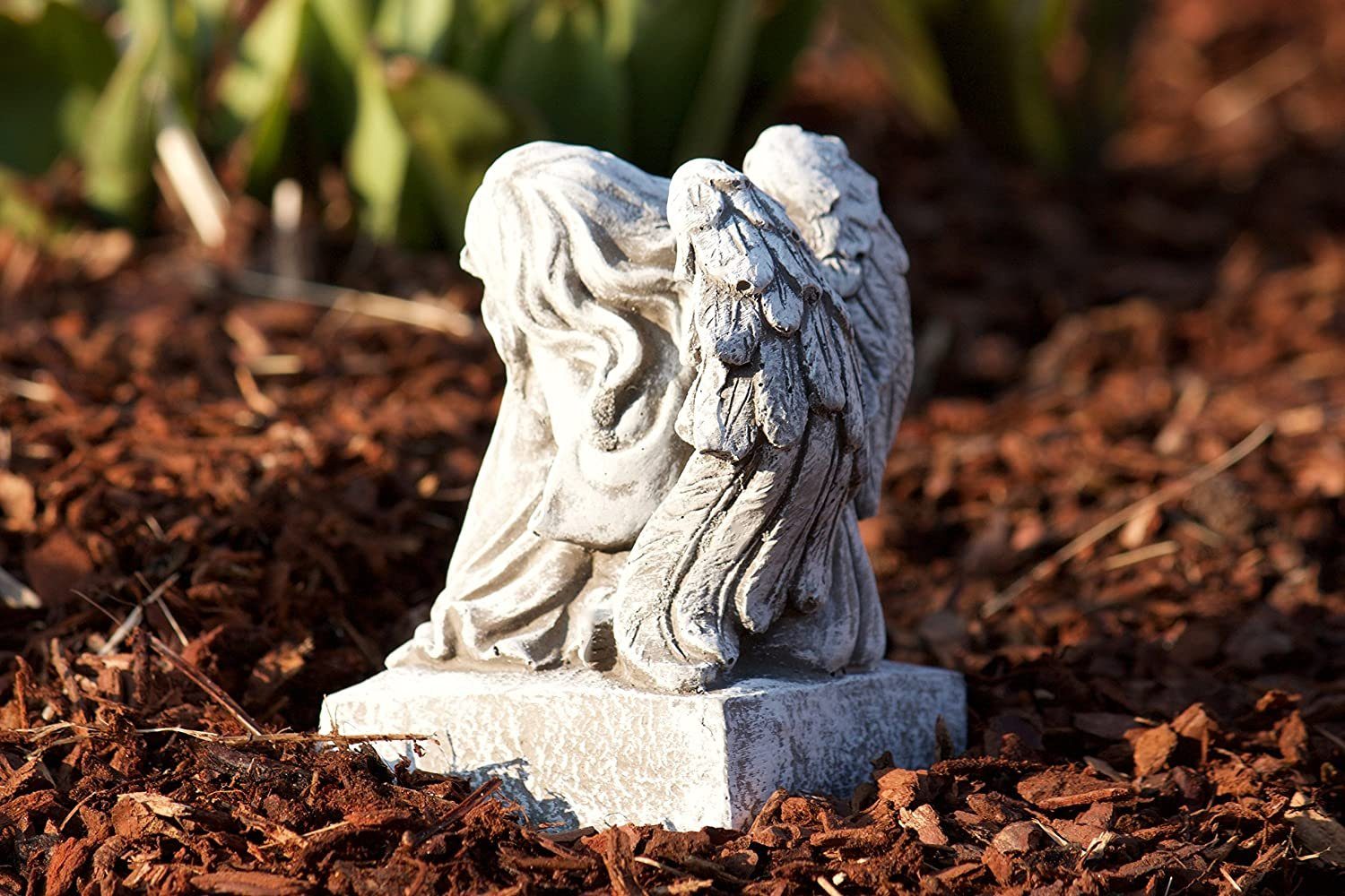 Sockel Style Steinfigur auf kleiner Stone Engelfigur frostfest and Engel