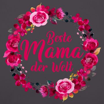 Shirtracer Kochschürze Beste Mama der Welt Blumenkranz, (1-tlg), Mama