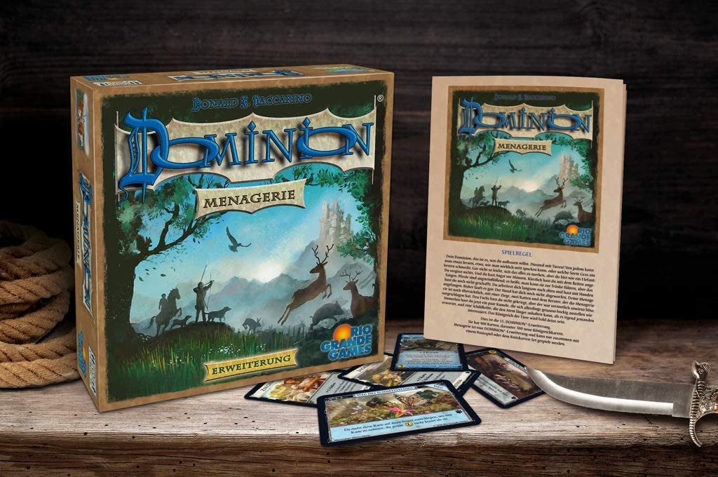 Rio Grande Games Spiel RGG - Dominion - Erweiterung Menagerie, Brettspiel