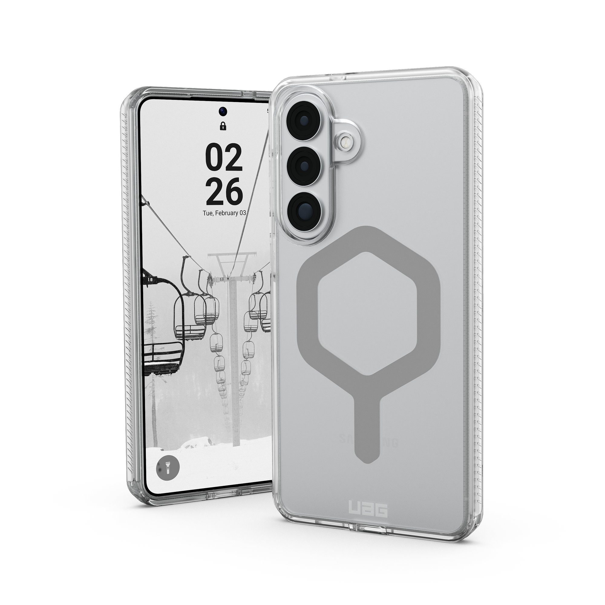 Urban Armor Gear Smartphone-Hülle Plyo MS - Samsung Galaxy S26 Plus Hülle, [Magnetring, "Designed for Samsung" zertifiziert]