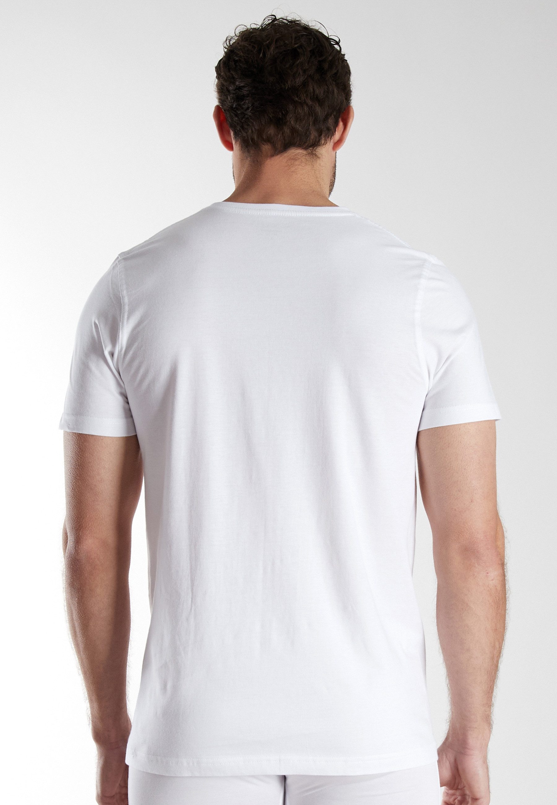 bugatti T-Shirt Bari (2er Pack) V-Ausschnitt, Kurzarm, basic, Baumwolle, we günstig online kaufen