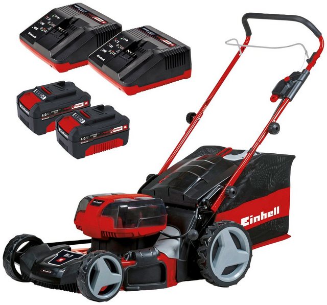 EINHELL Set: Akku-Rasenmäher GE-CM 36/47 HW Li, 47 cm Schnittbreite, inkl. Akku und Ladegerät