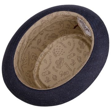 Stetson Sonnenhut (1-St) Porkpie mit Futter, Made in Italy