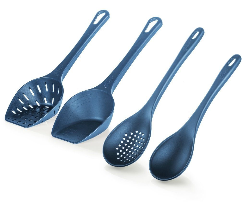 Genius Kochbesteck-Set Genius - Schöpflöffel Set 4-teilig Schöpfkellen Suppenkelle (Set bestehend aus 4 Schöpfkellen)