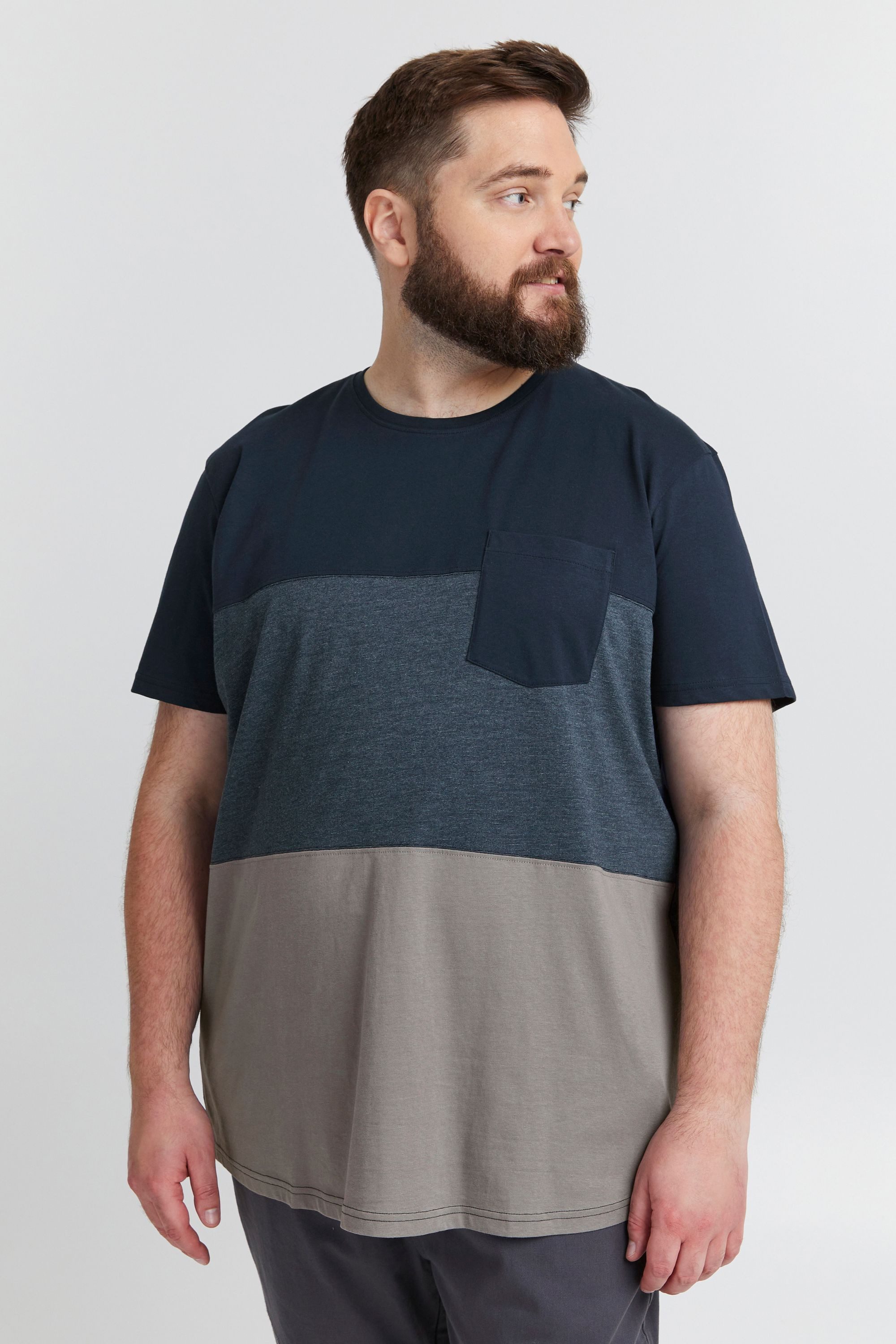 !Solid T-Shirt SDMingo Big & Tall Modisches Oberteil in großen Größen günstig online kaufen