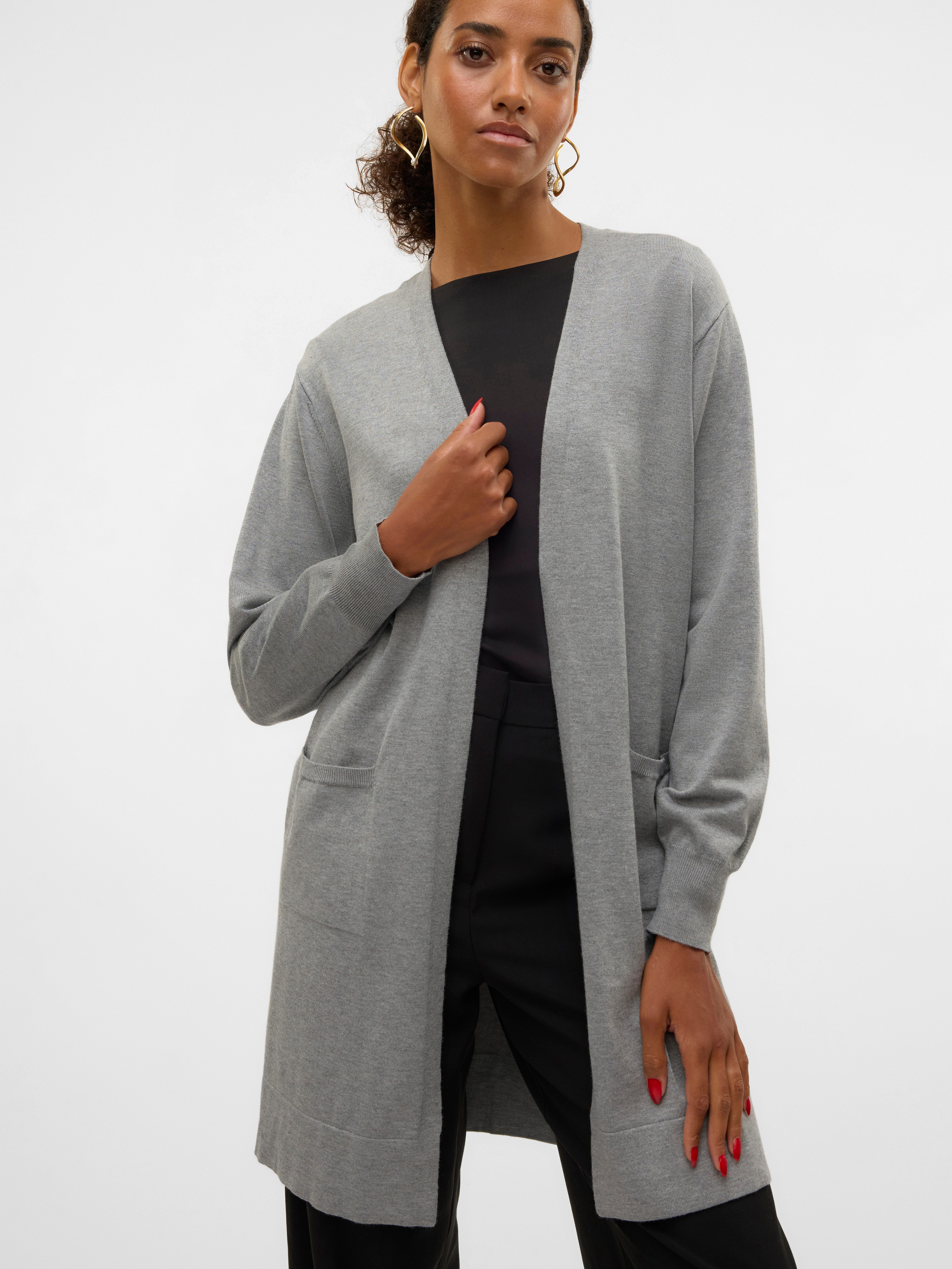 Vero Moda Longstrickjacke VMSILJE LS OPEN günstig online kaufen