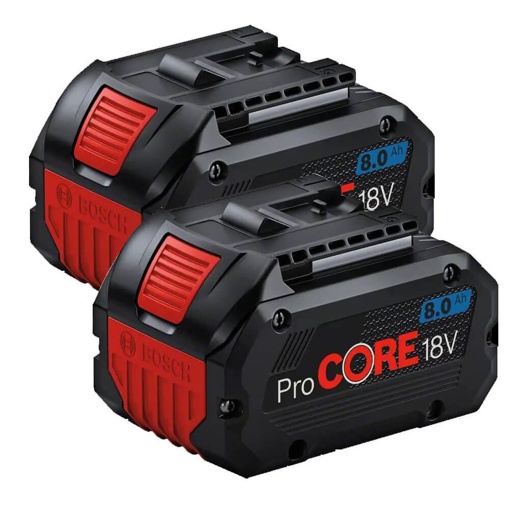 Bosch Professional Bosch Akku ProCORE 18Volt 8.0Ah Doppelpack Akku Starter-Set
