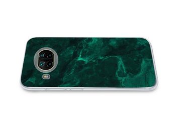 MuchoWow Handyhülle Marmor - Limone - Grün - Strukturiert - Marmoroptik, Phone Case, Handyhülle Xiaomi Mi 10T Lite, Silikon, Schutzhülle
