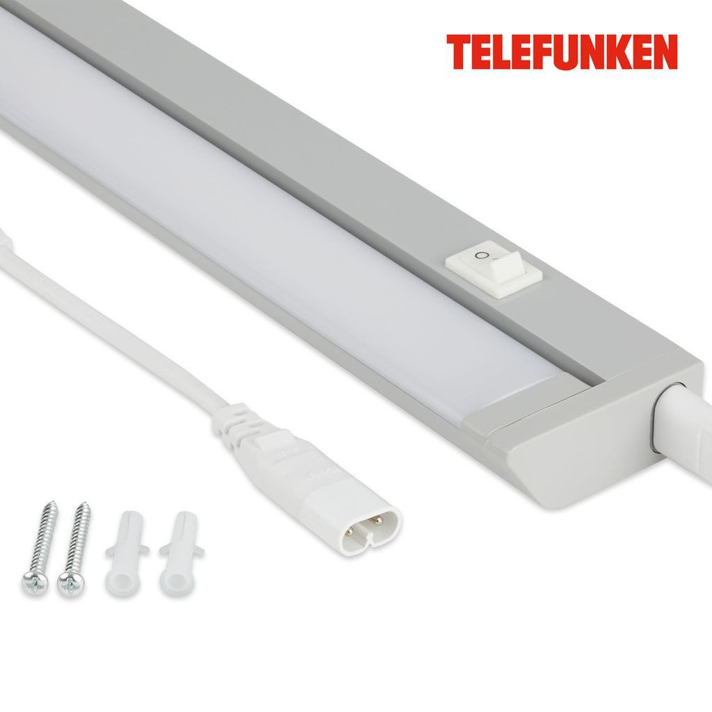 Telefunken LED Unterbauleuchte 204204TF, LED fest integriert, 3000K - Warmweiß