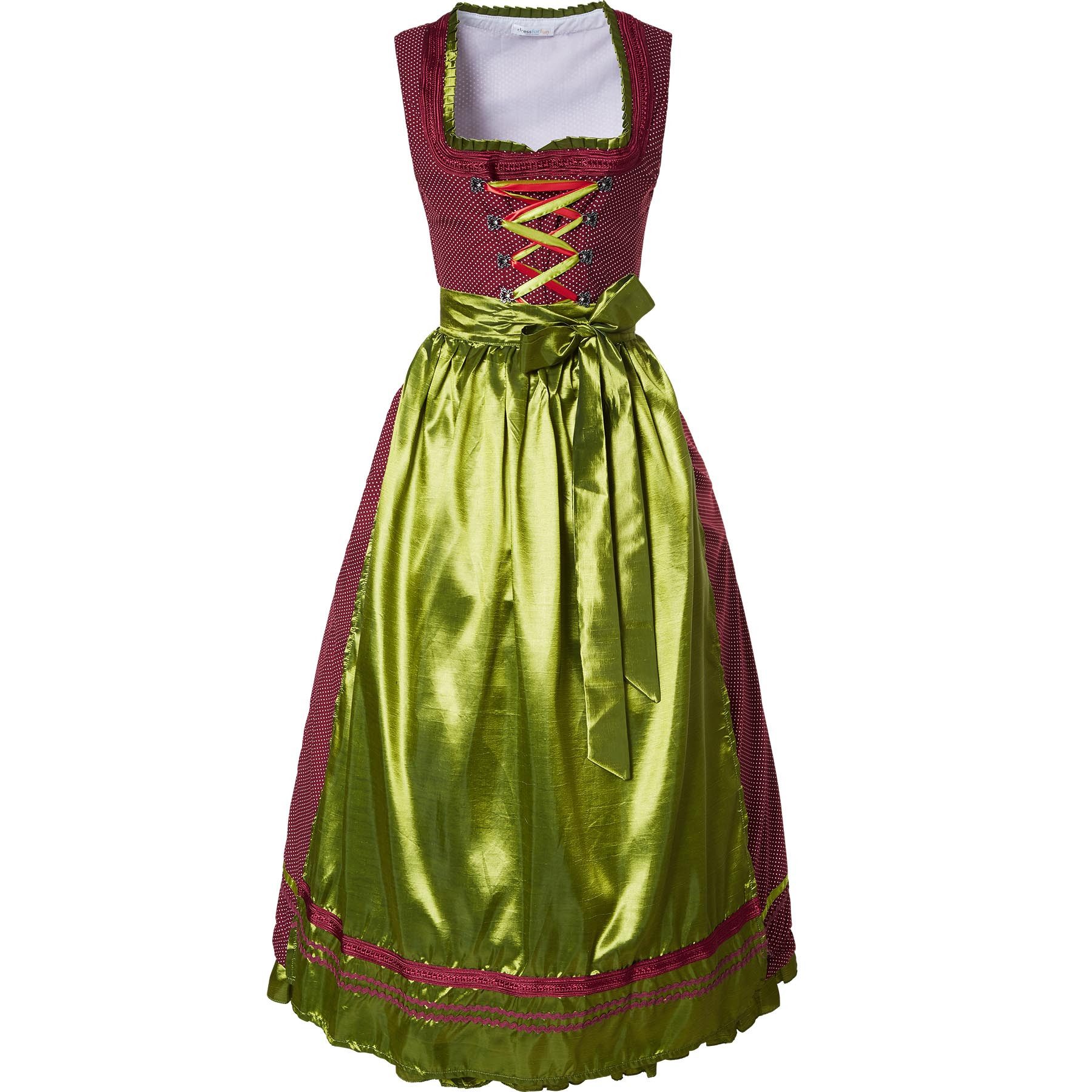 dressforfun Dirndl Frauenkostüm Maxi-Dirndl Ruhpolding Modell günstig online kaufen
