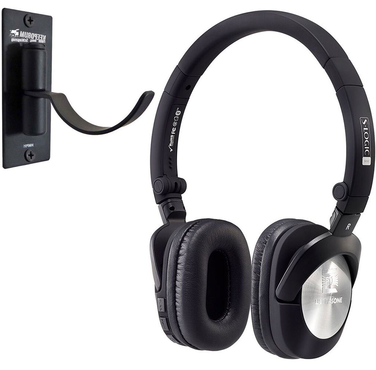 Ultrasone Ultrasone GO Bluetooth Kopfhörer + Wandhalter HiFi-Kopfhörer  (Impedanz 20 Ohm)