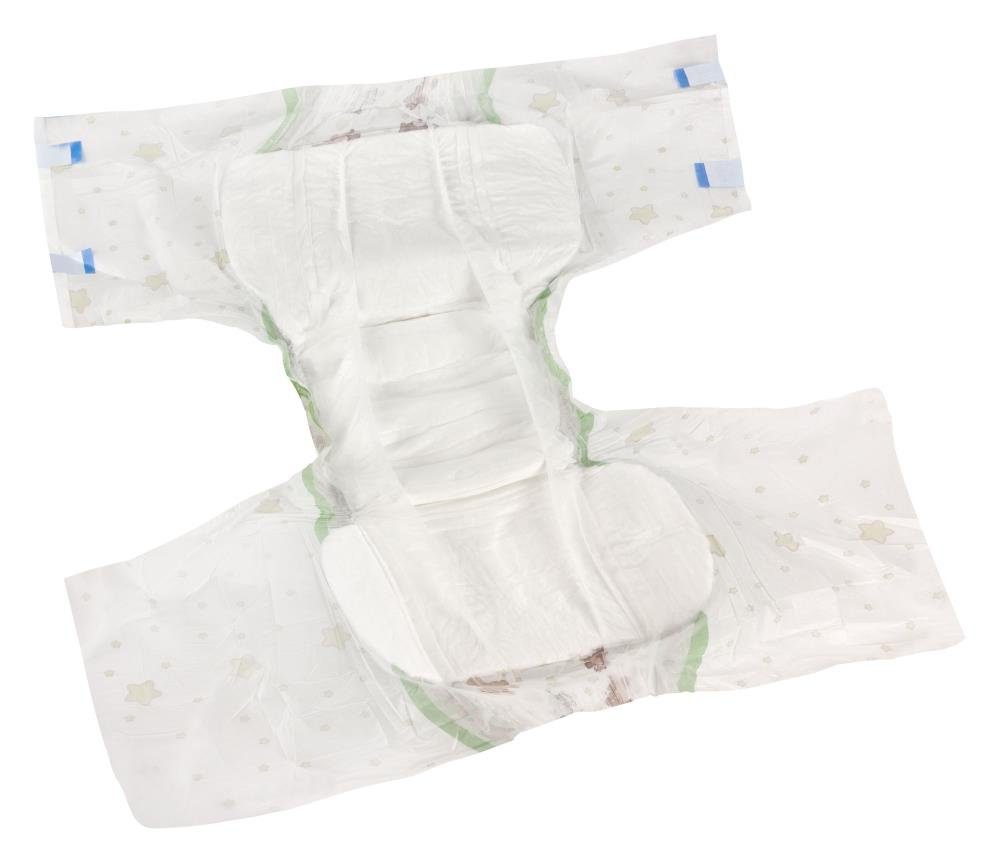 Crinklz Windeln Crinklz mit Bärchen - L (110-150 cm) (15-St., Windeln mit Folie und bunten Motiven)