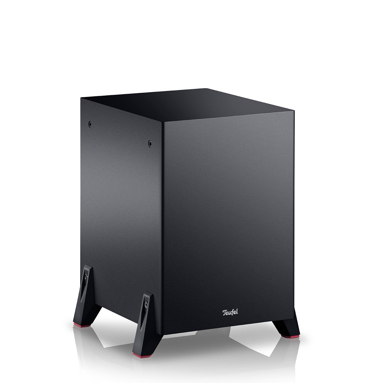 Teufel T 8 Subwoofer Subwoofer (Cinch-Eingang, 100 W, Als Frontfire- oder Downfire-Subwoofer einsetzbar)