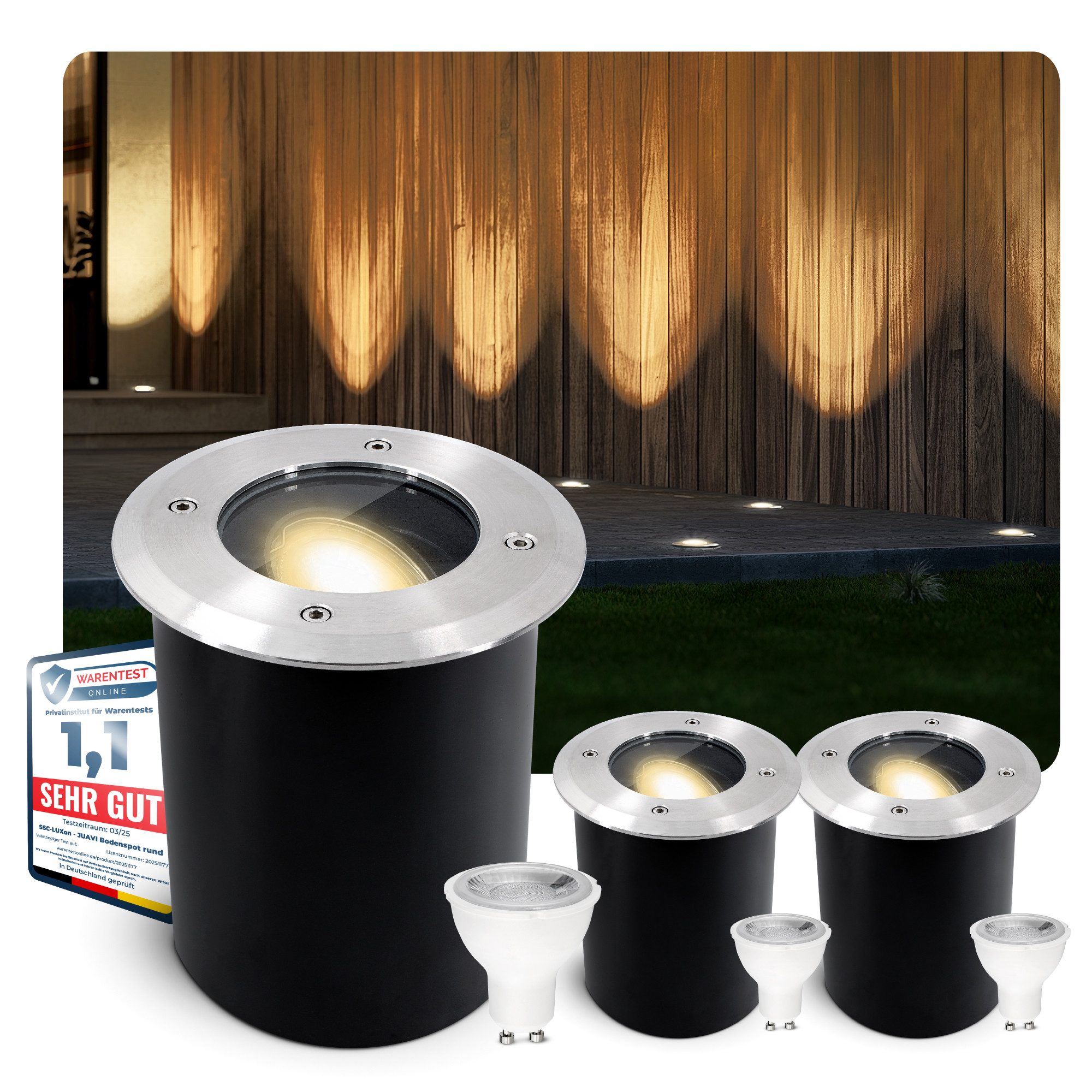 SSC-LUXon LED Gartenstrahler Schwenkbarer LED Bodenspot günstig online kaufen