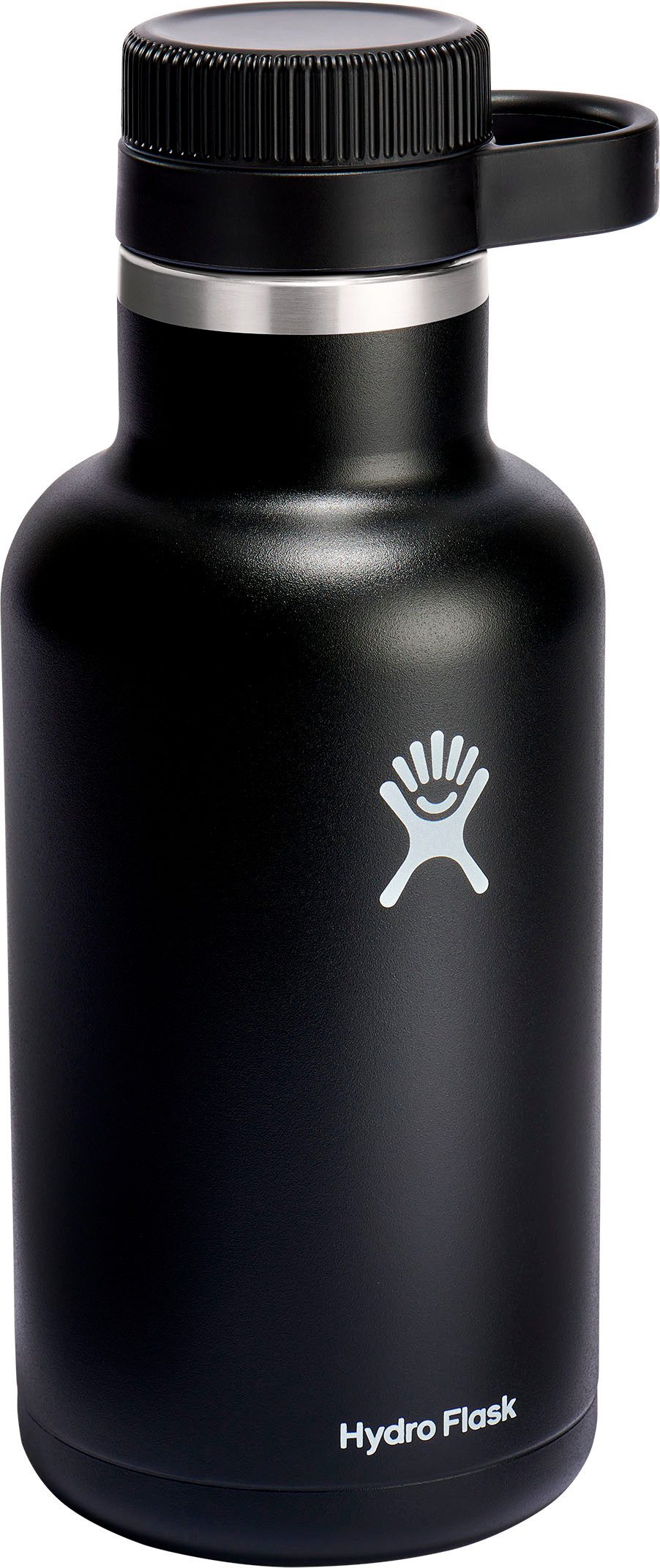 Hydro Flask Trinkflasche 64 OZ GROWLER BLACK, Bierkanne, Fresh Carry System™, TempShield™-Isolierung, 1,8 L